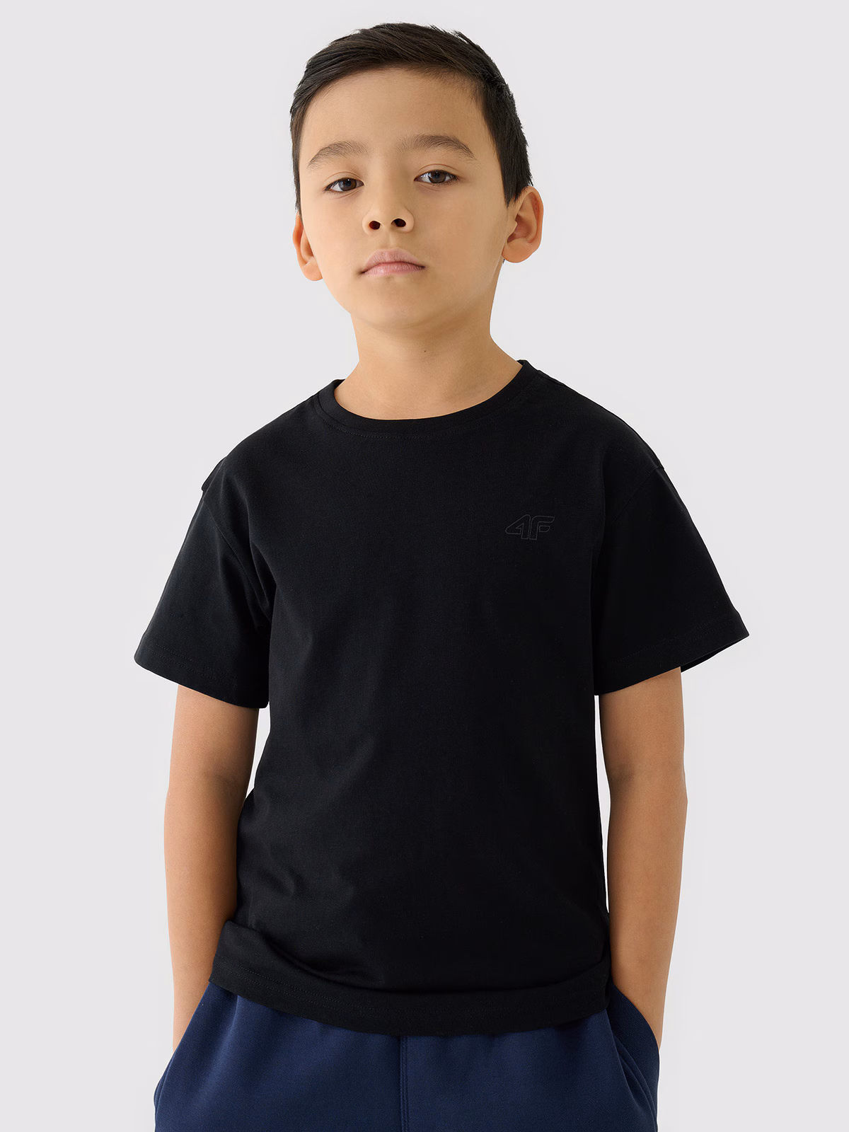 T-shirt gładki (2-pack) dziecięcy - multikolor