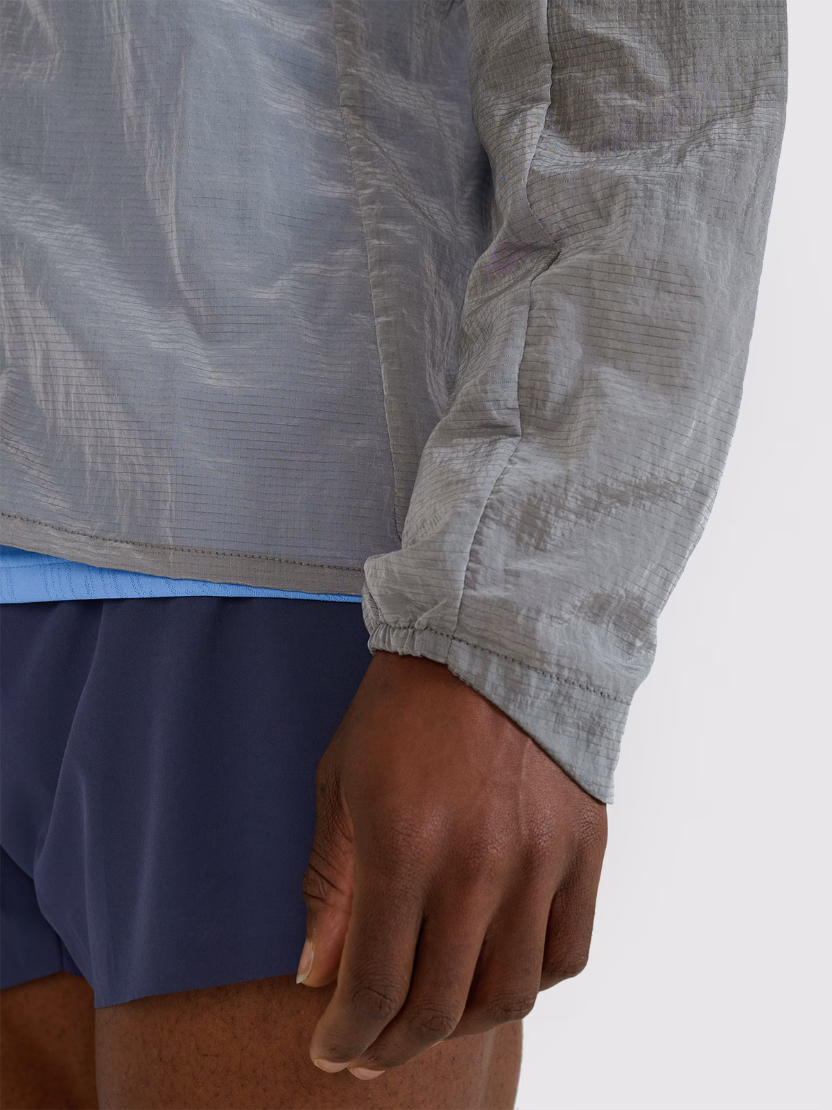 Kurtka do biegania Ultralight męska - szara