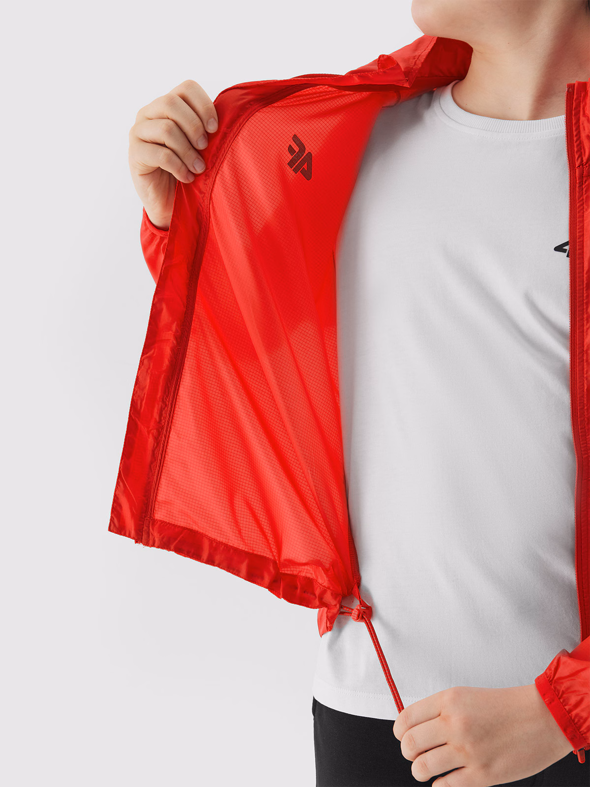 Kurtka przejściowa chłopięca - czerwona