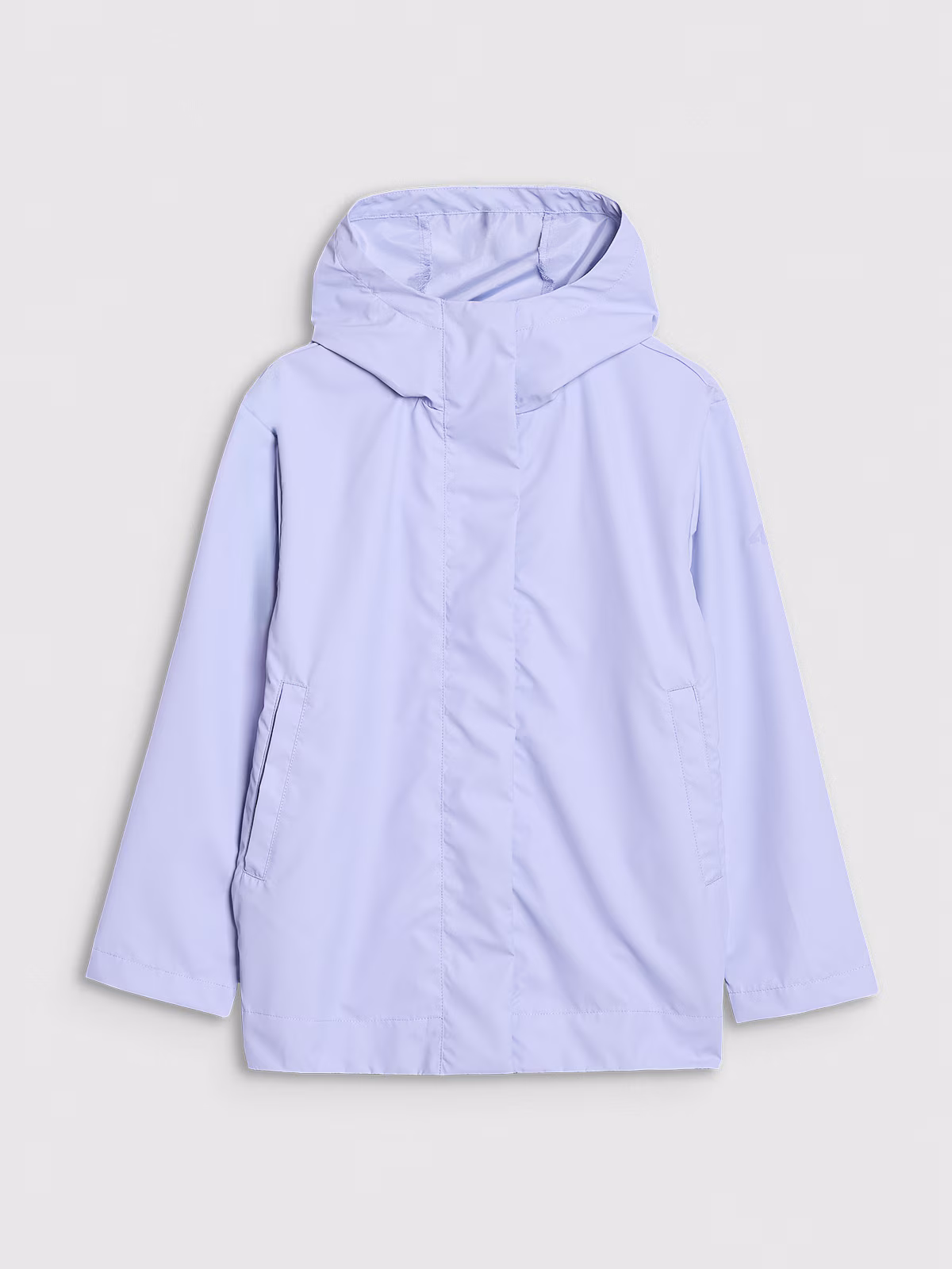 Kurtka przejściowa przeciwdeszczowa z gumową powłoką dziecięca - zielona