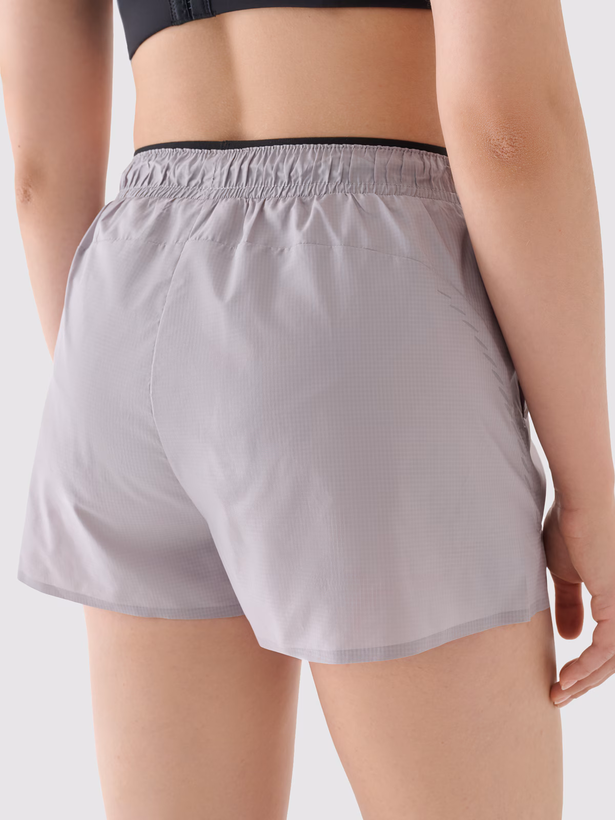 Spodenki do biegania szybkoschnące damskie - fioletowe