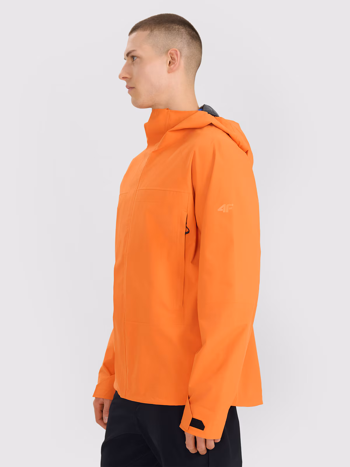 Kurtka trekkingowa membrana 15000 męska - pomarańczowa