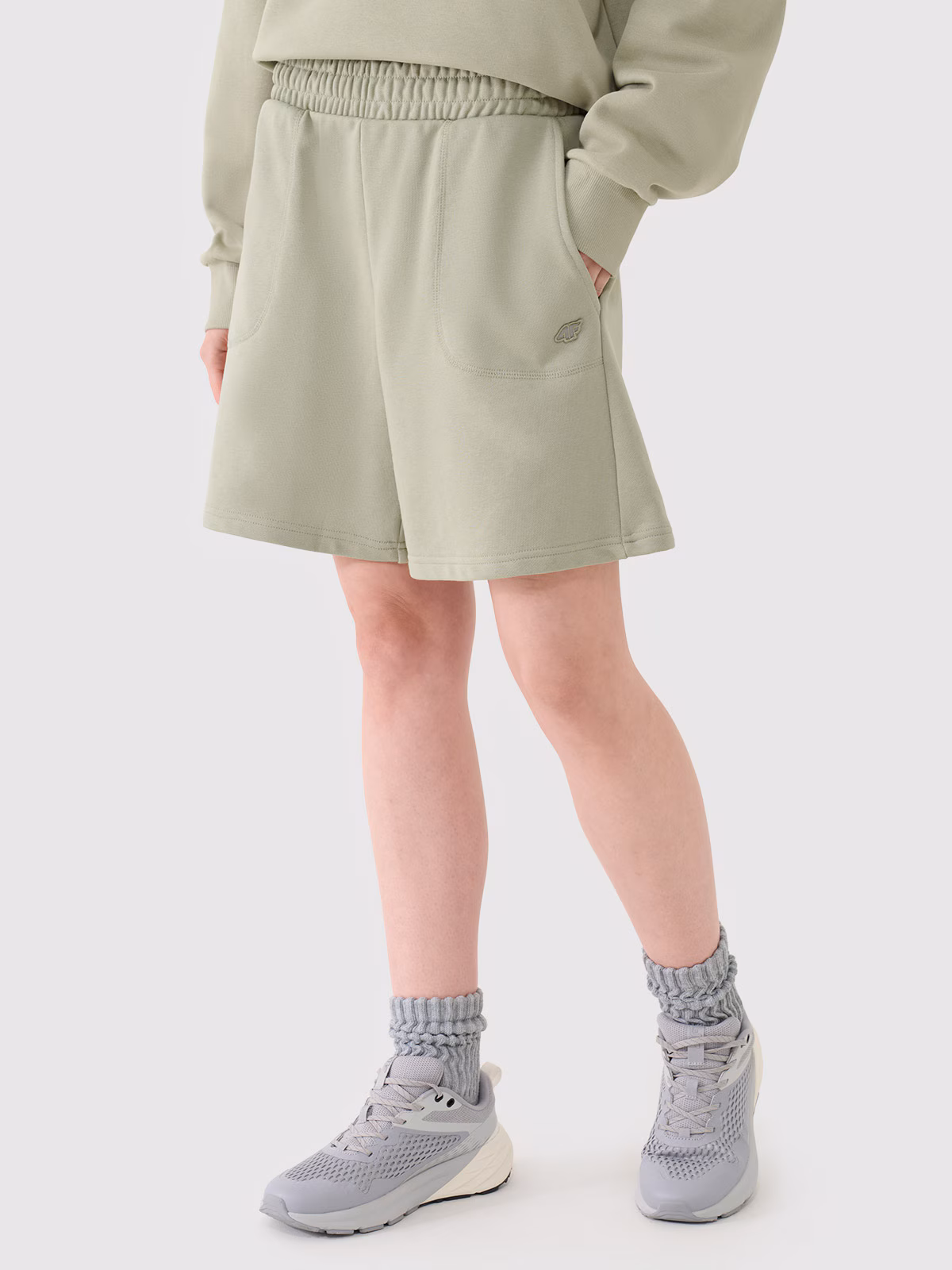 Spodenki dresowe uniseks - szare