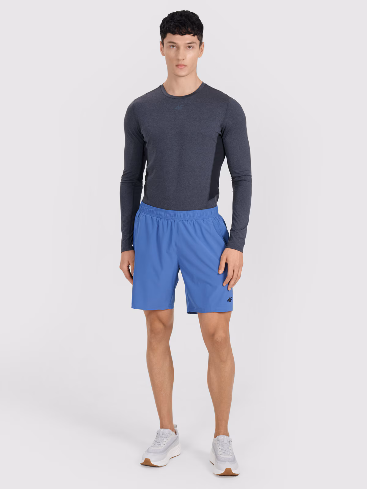 Spodenki treningowe szybkoschnące męskie - szare