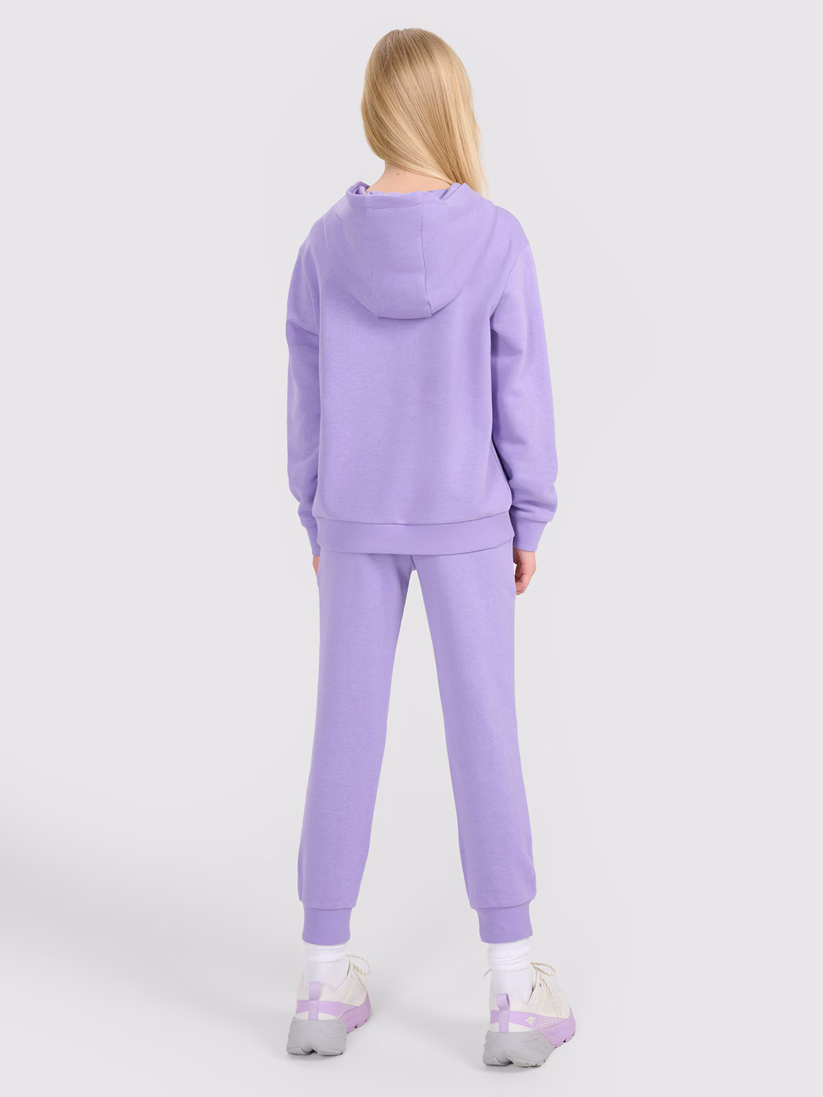 Spodnie dresowe joggery dziewczęce - różowe