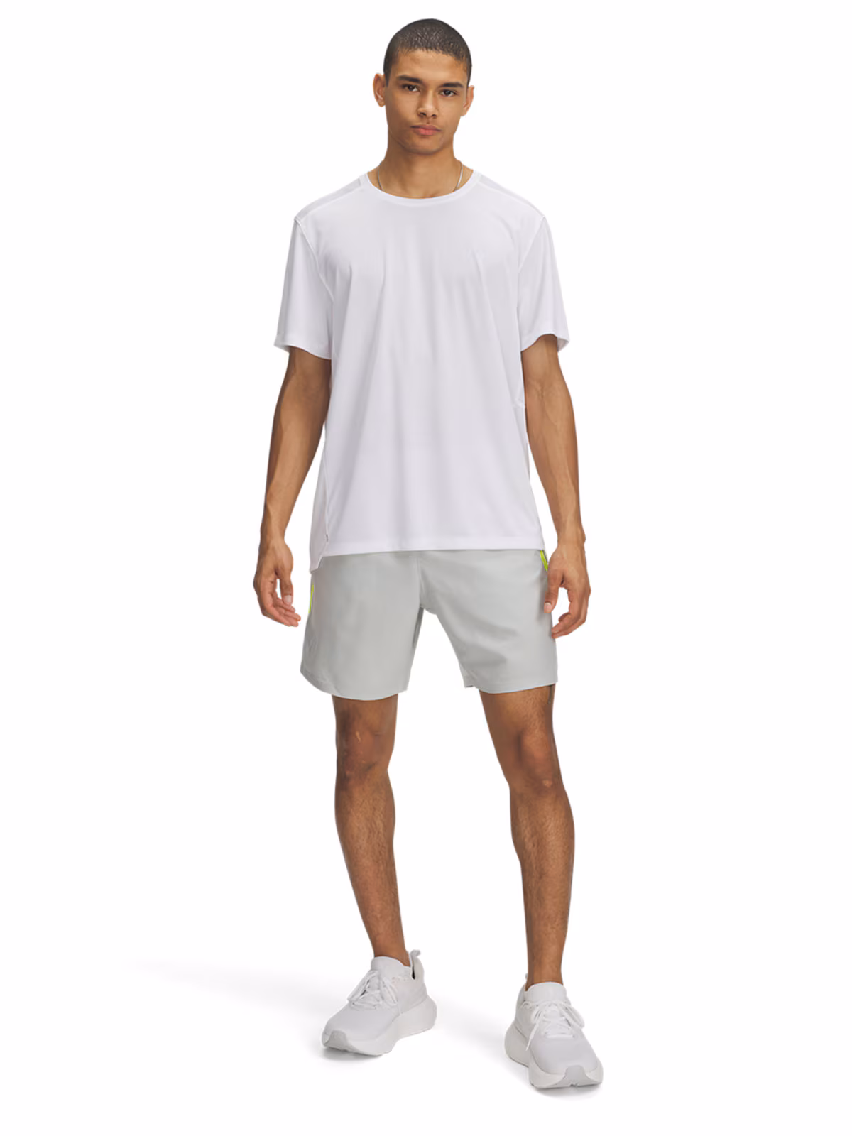 Spodenki do biegania męskie Under Armour UA Launch 7'' Shorts - szare