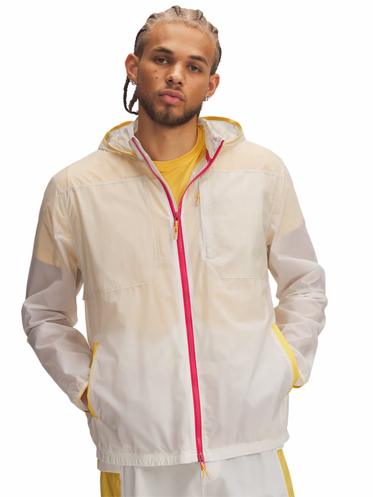 Kurtka do biegania męska Under Armour UA Trail Run Jacket - beżowa