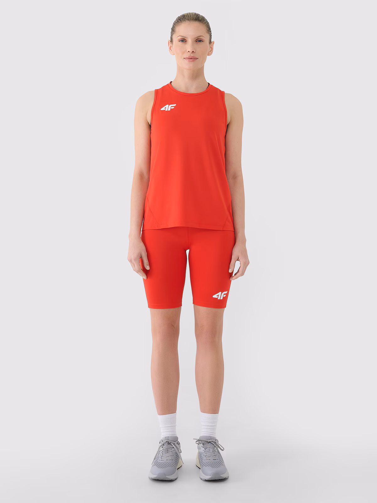 Legginsy kolarki treningowe damskie - niebieskie