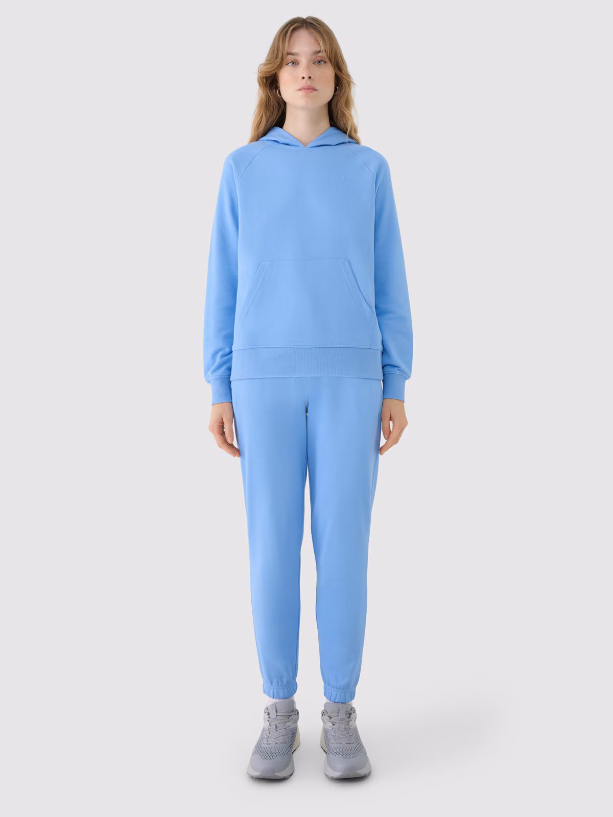 Spodnie dresowe joggery damskie - granatowe