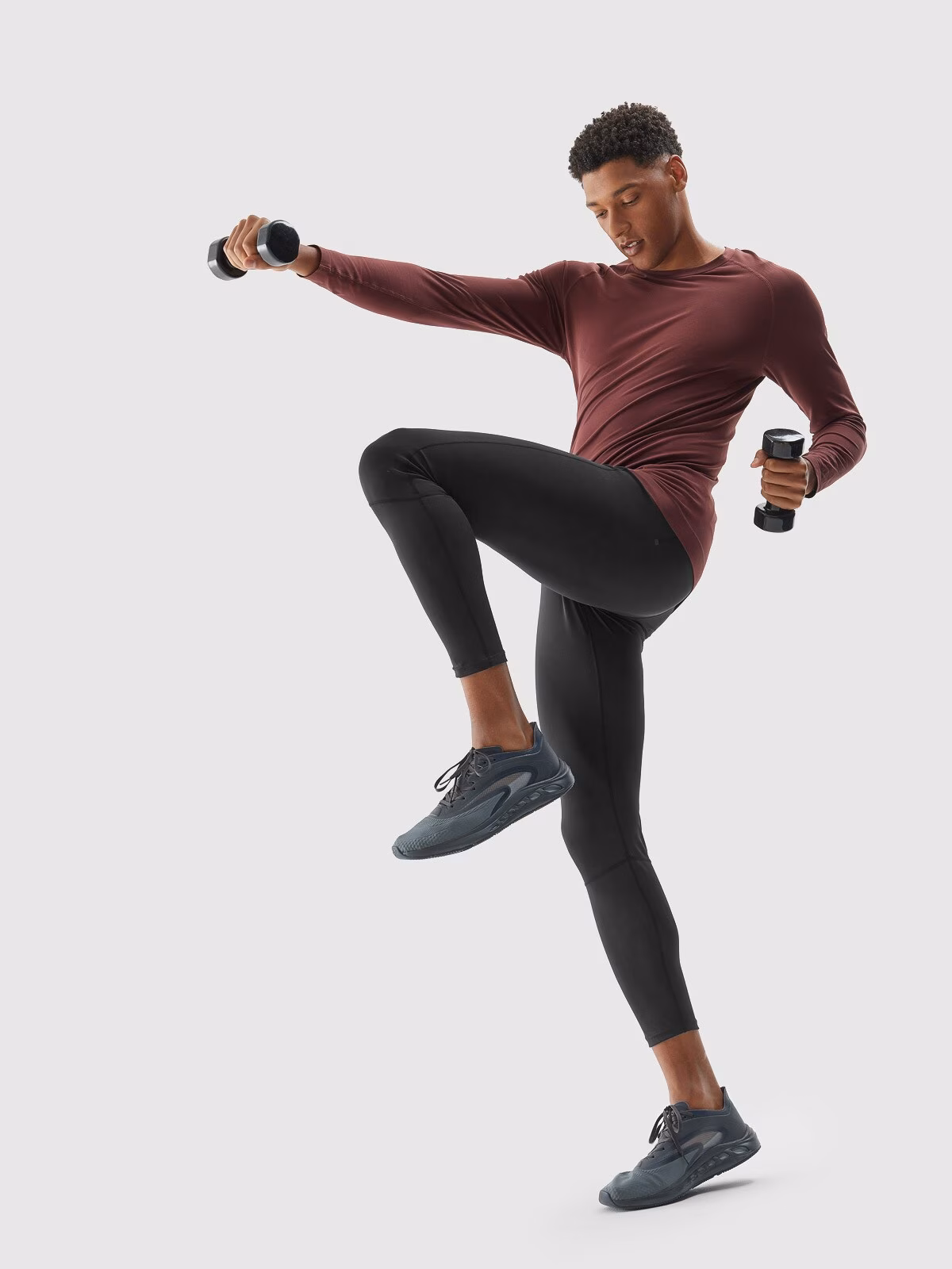 Longsleeve do biegania szybkoschnący męski