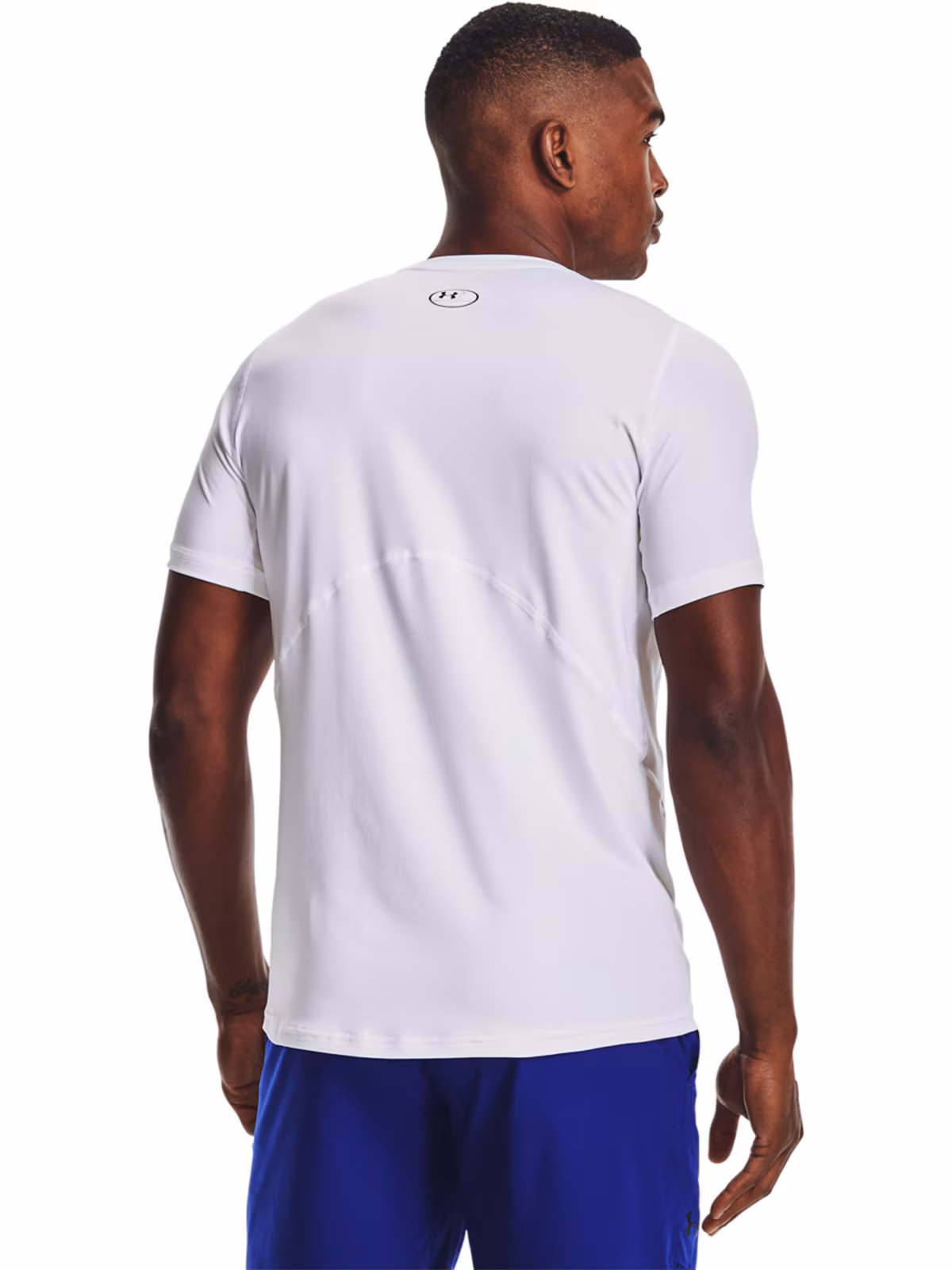 Koszulka treningowa męska Under Armour UA Hg Armour Fitted Ss - biała