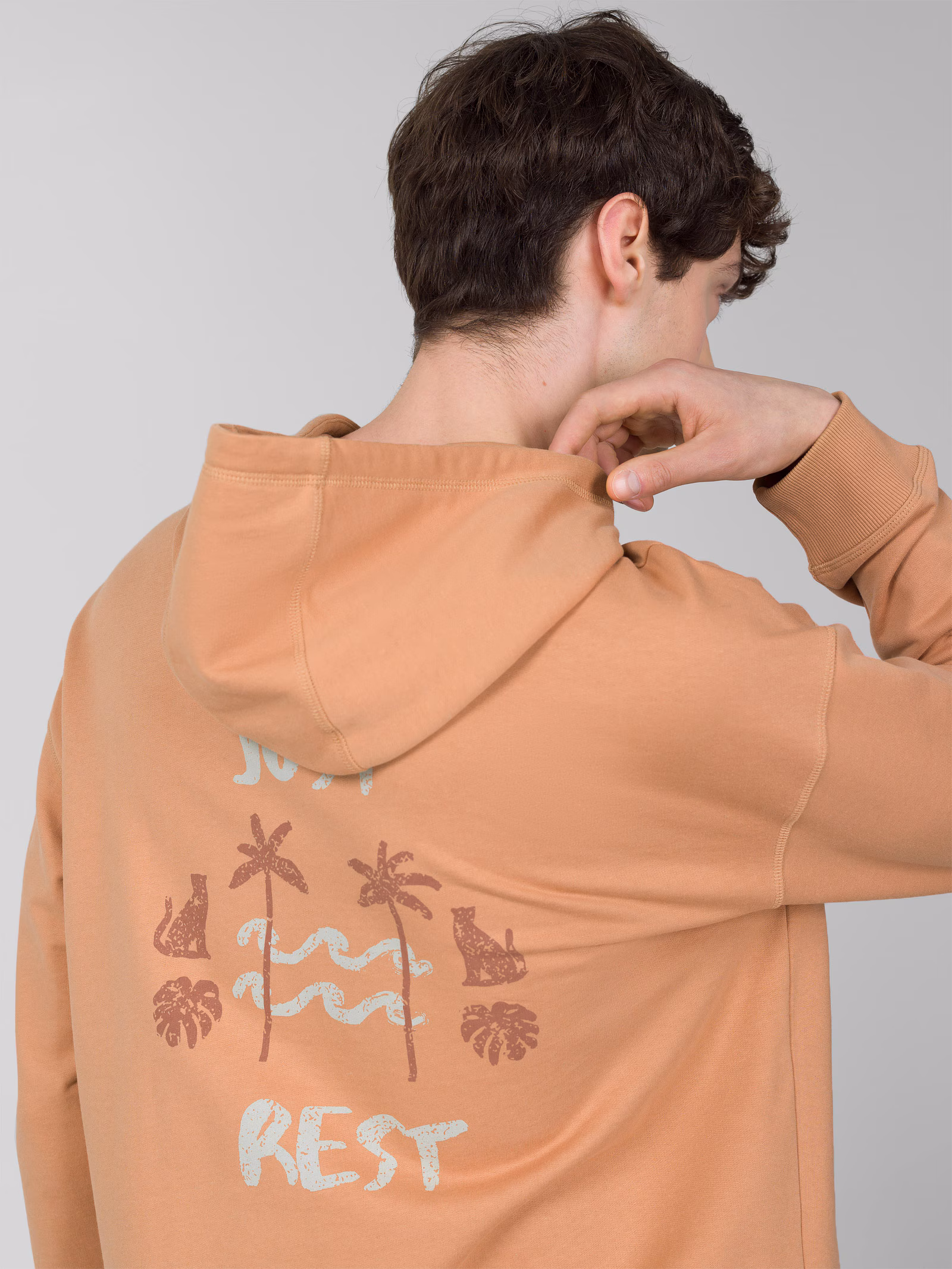 Bluza dresowa nierozpinana z kapturem męska Outhorn - zielona