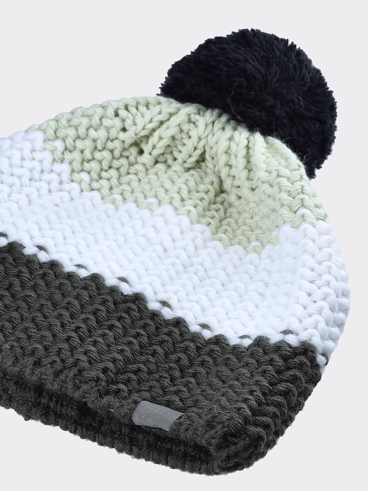 Czapka zimowa z pomponem męska - niebieska