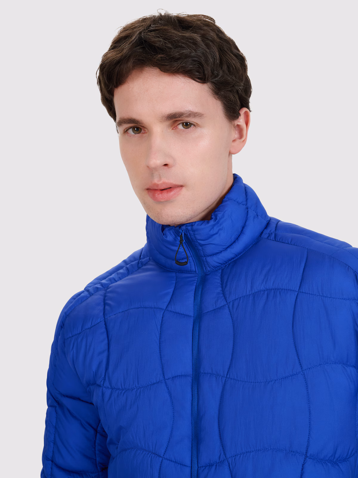 Kurtka puchowa trekkingowa z wypełnieniem Primaloft Silver męska - niebieska