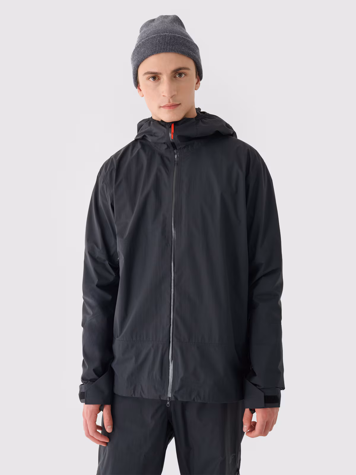 Kurtka trekkingowa membrana 20000/40000 męska - czarna