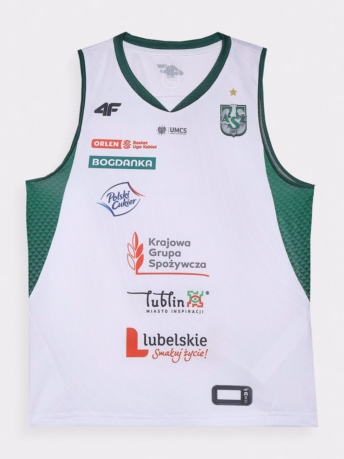 Tank top replika domowy z sezonu 2023/24 dziecięcy 4F x AZS UMCS Lublin - multikolor