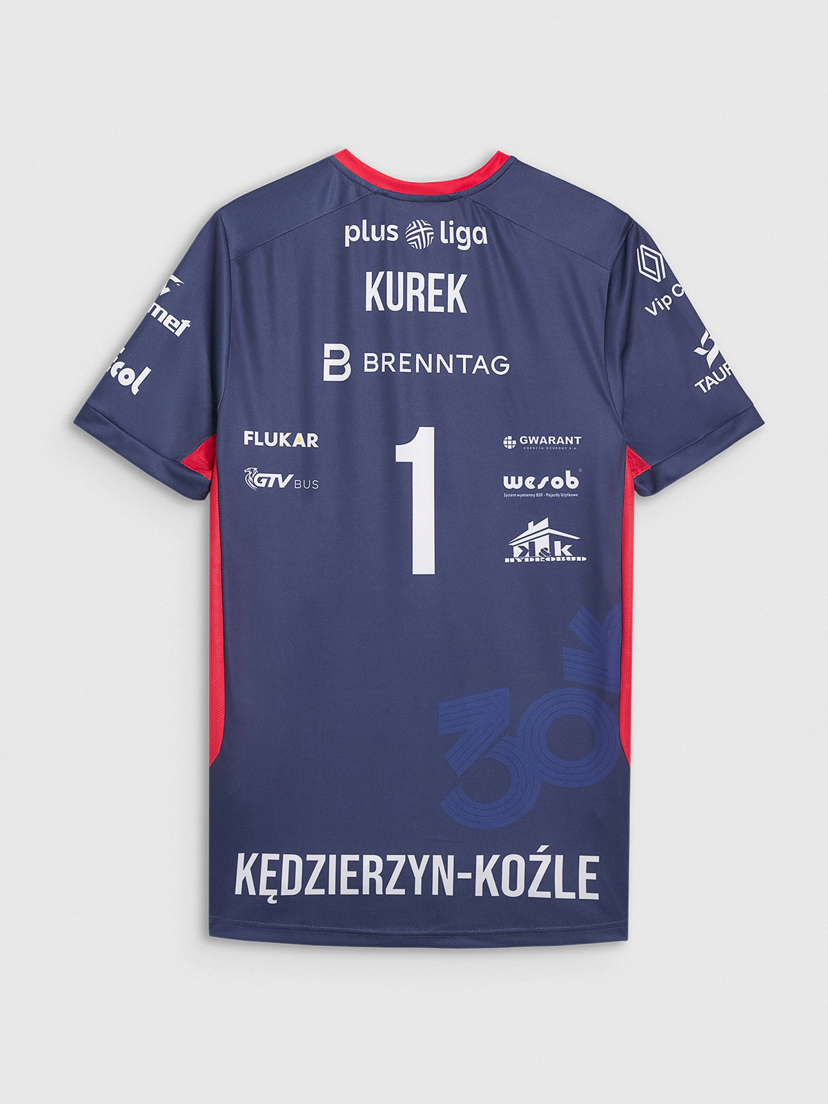 Koszulka meczowa replika domowa z sezonu 2024/25 męska 4F x Zaksa Kędzierzyn Koźle - Kurek - multikolor