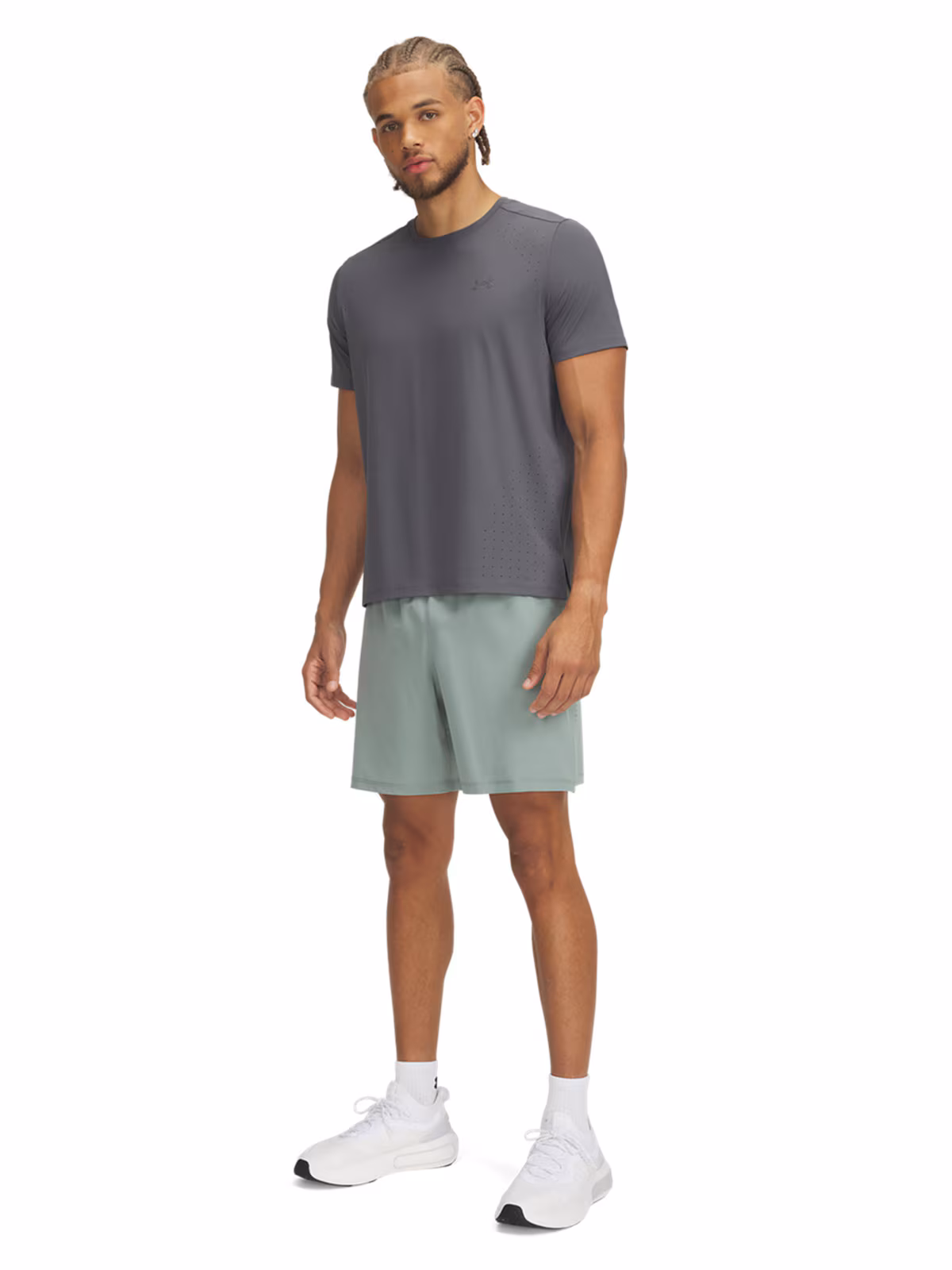 Spodenki do biegania męskie Under Armour UA Launch Pro 7'' Shorts - zielone