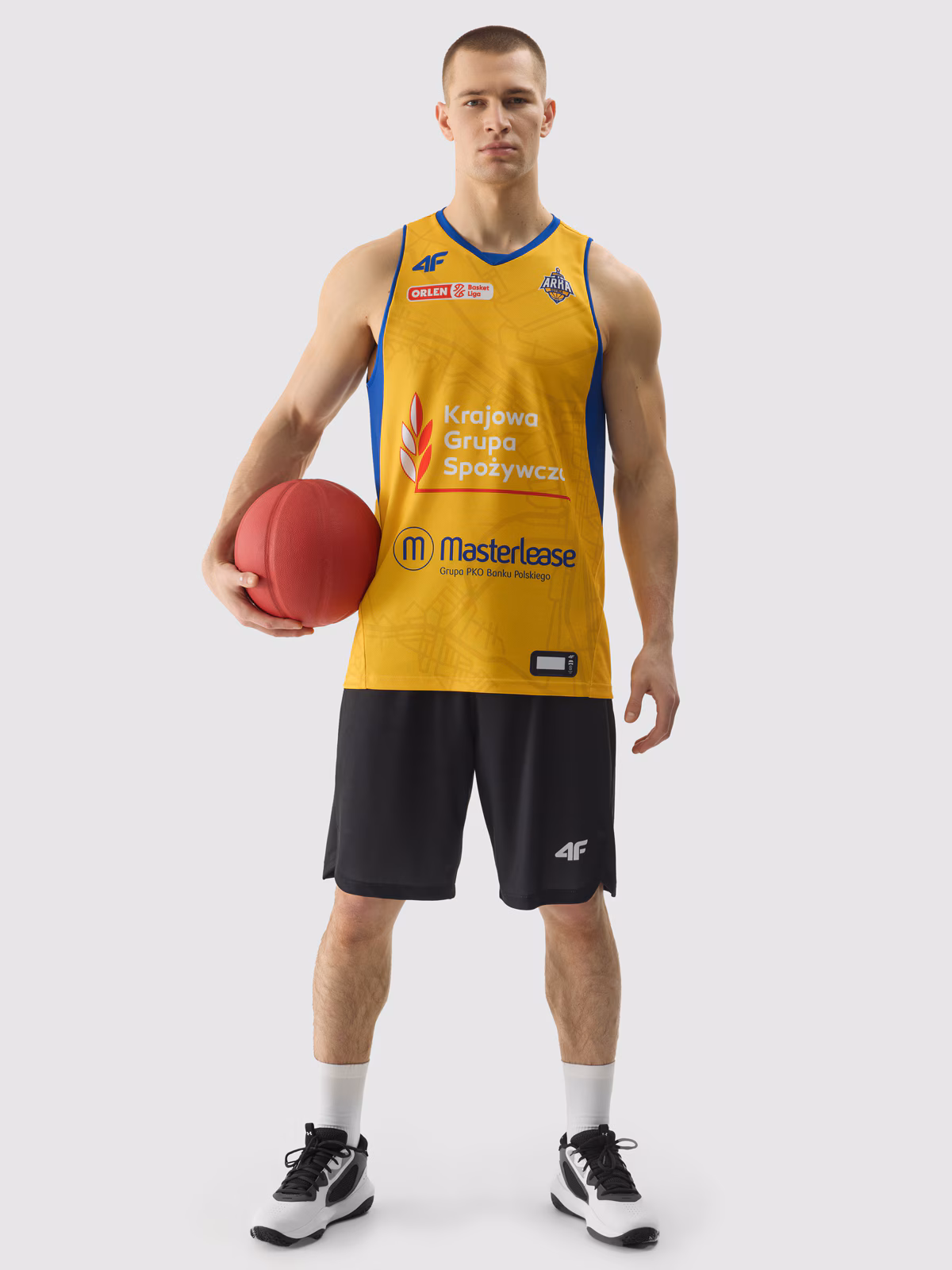 Koszulka meczowa replika domowa z sezonu 2023/24 męska 4F x Arka Gdynia - multikolor