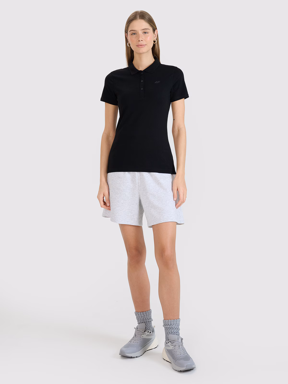 Spodenki dresowe damskie - szare