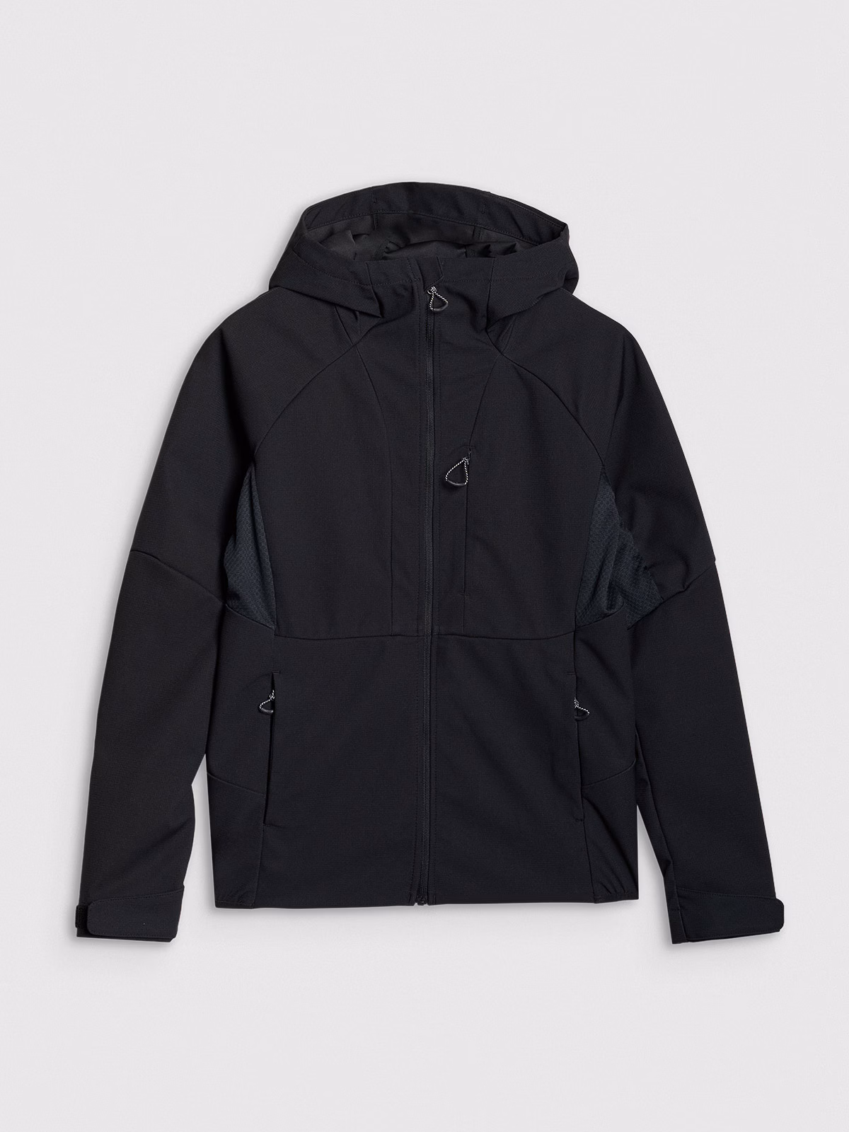 Kurtka softshell wiatroodporna membrana 10000 damska - czarna