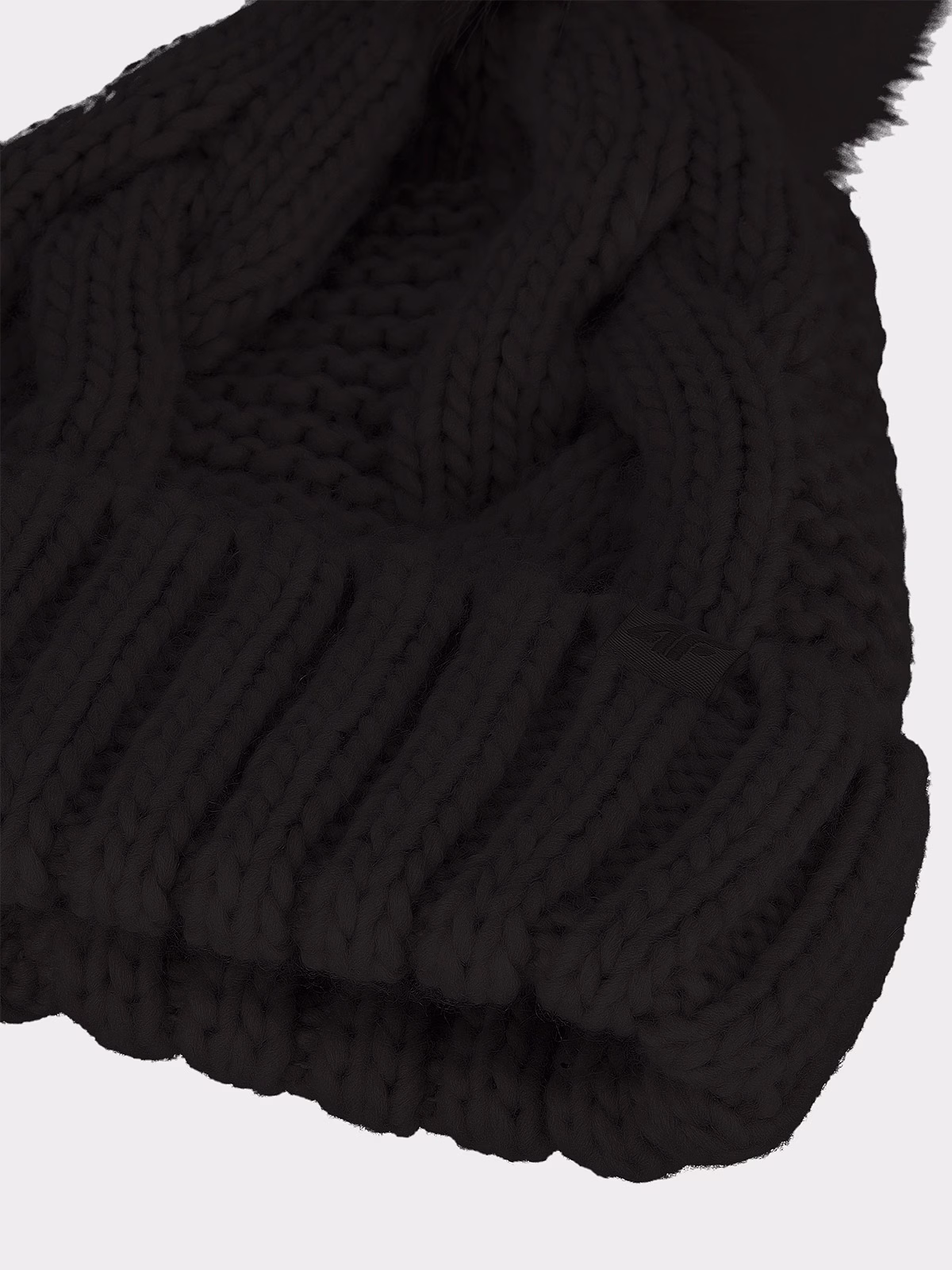 Czapka zimowa damska - czarna