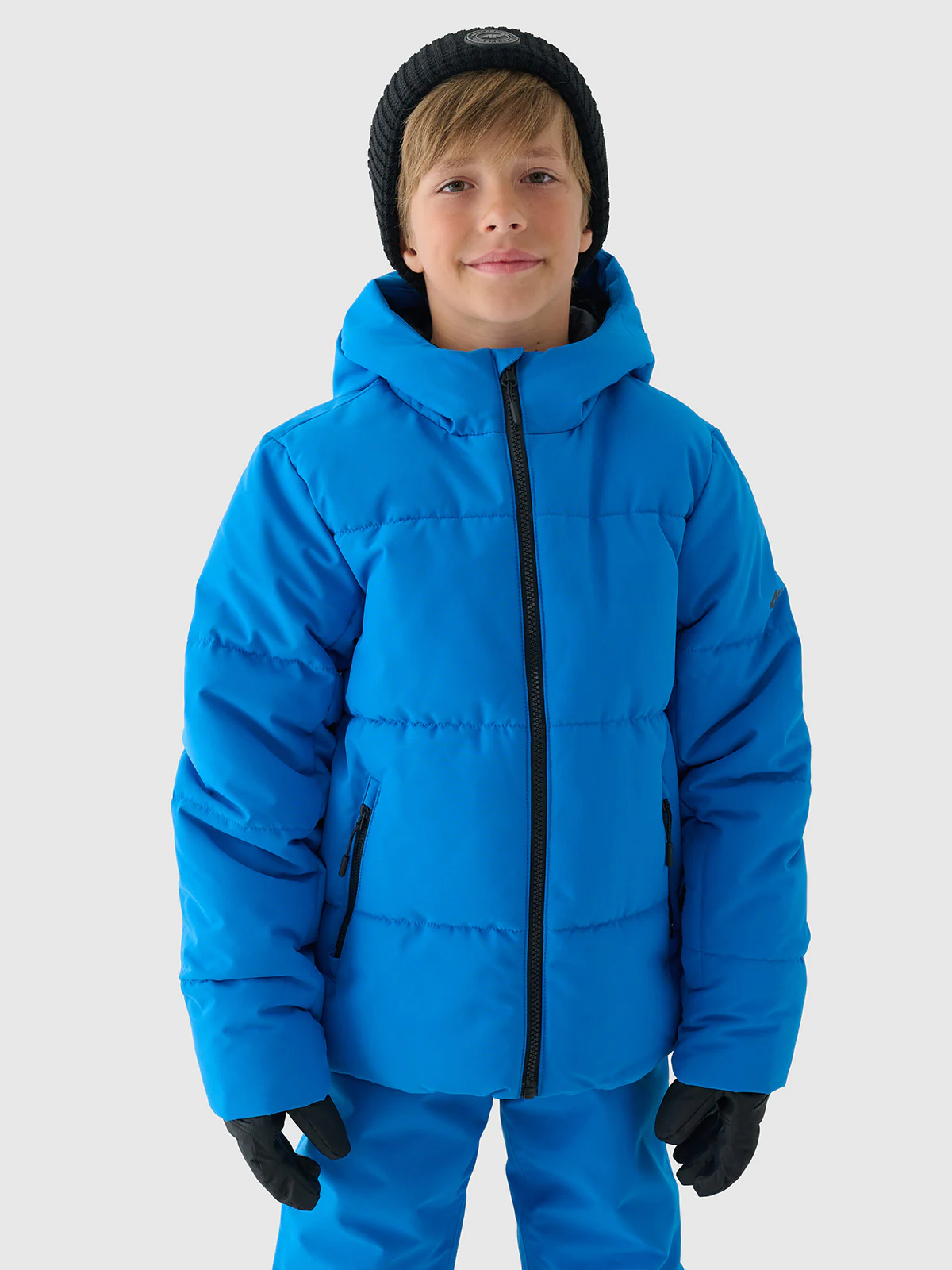 Kurtka narciarska membrana 5000 chłopięca - czerwona