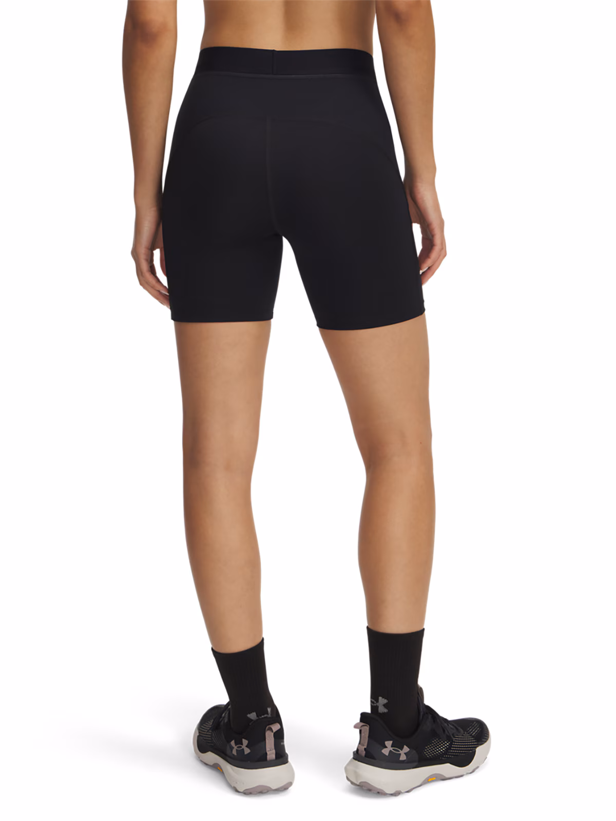 Kolarki do biegania damskie Under Armour UA Trail Run Fitted Shorts - czarne