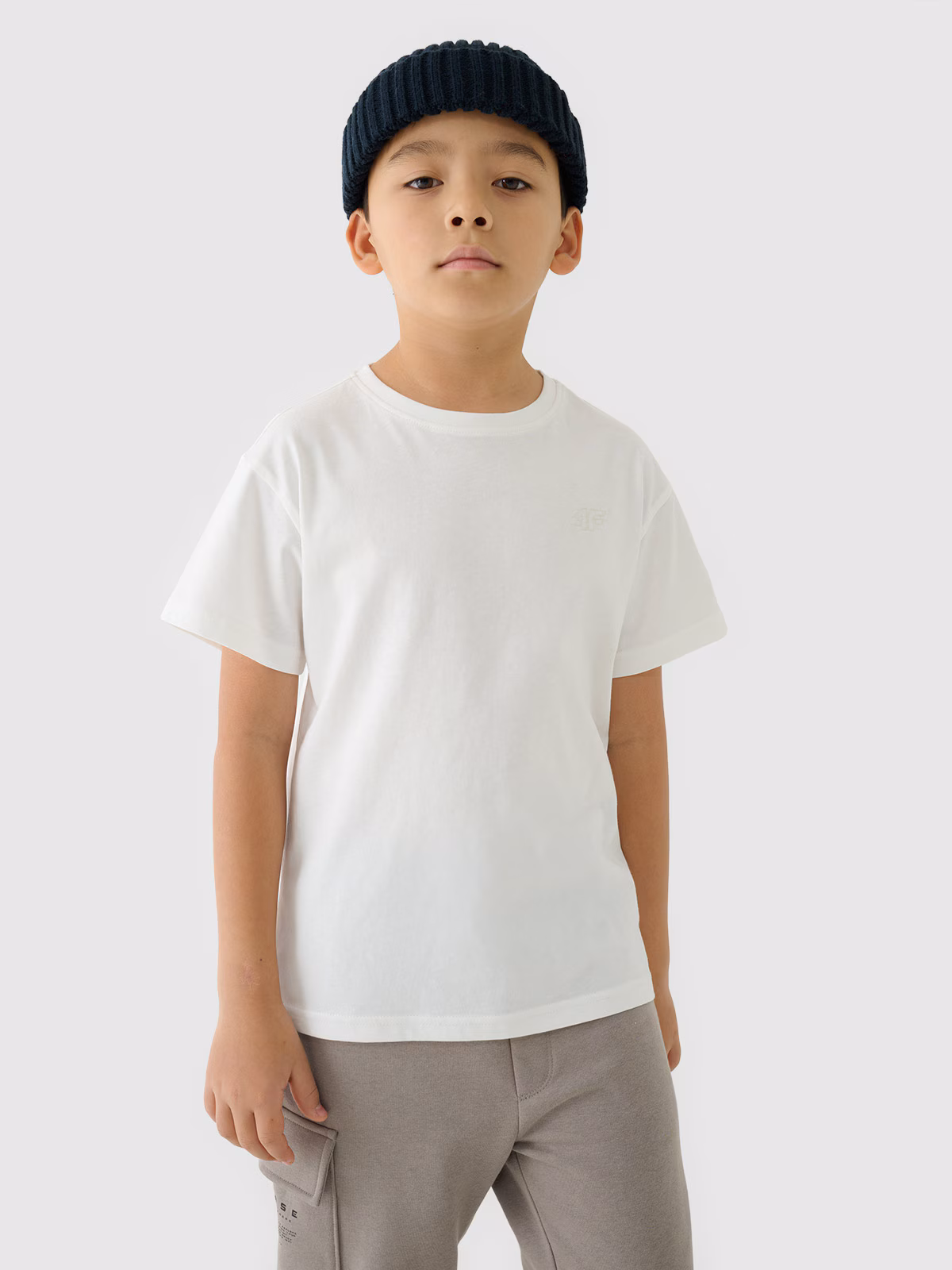 T-shirt gładki (2-pack) dziecięcy - multikolor