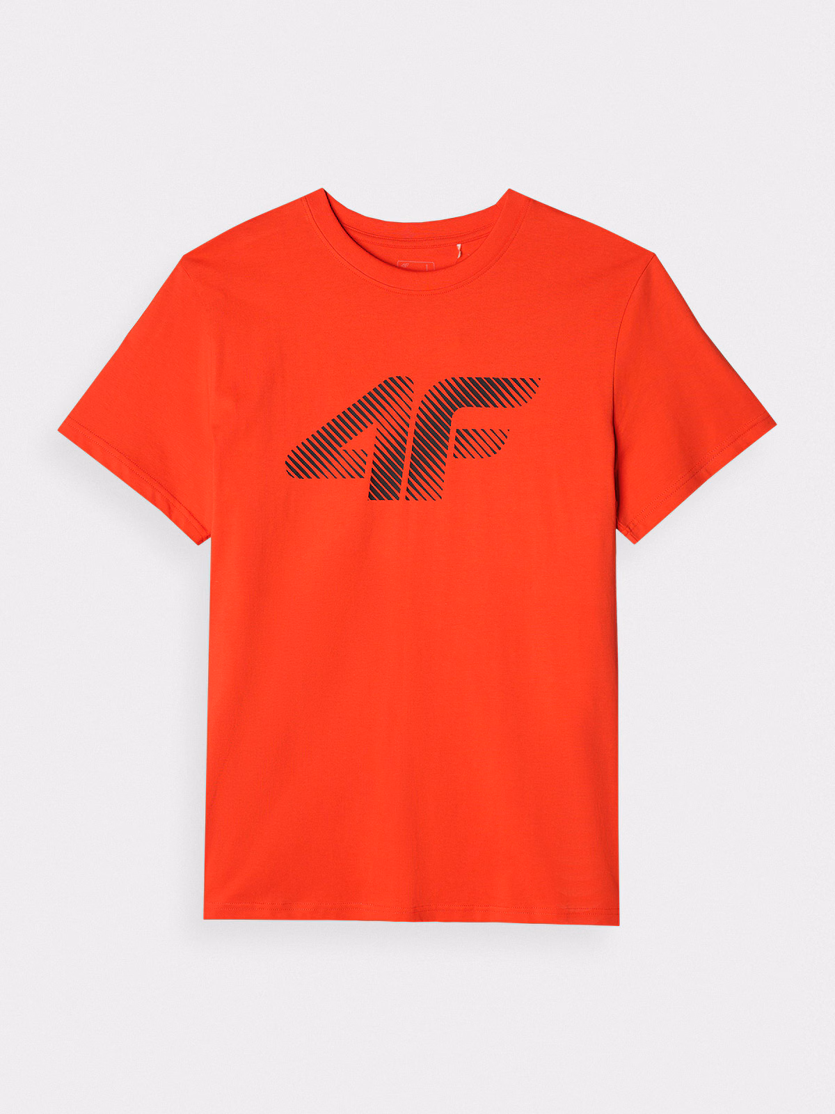 T-shirt regular z nadrukiem męski - granatowy