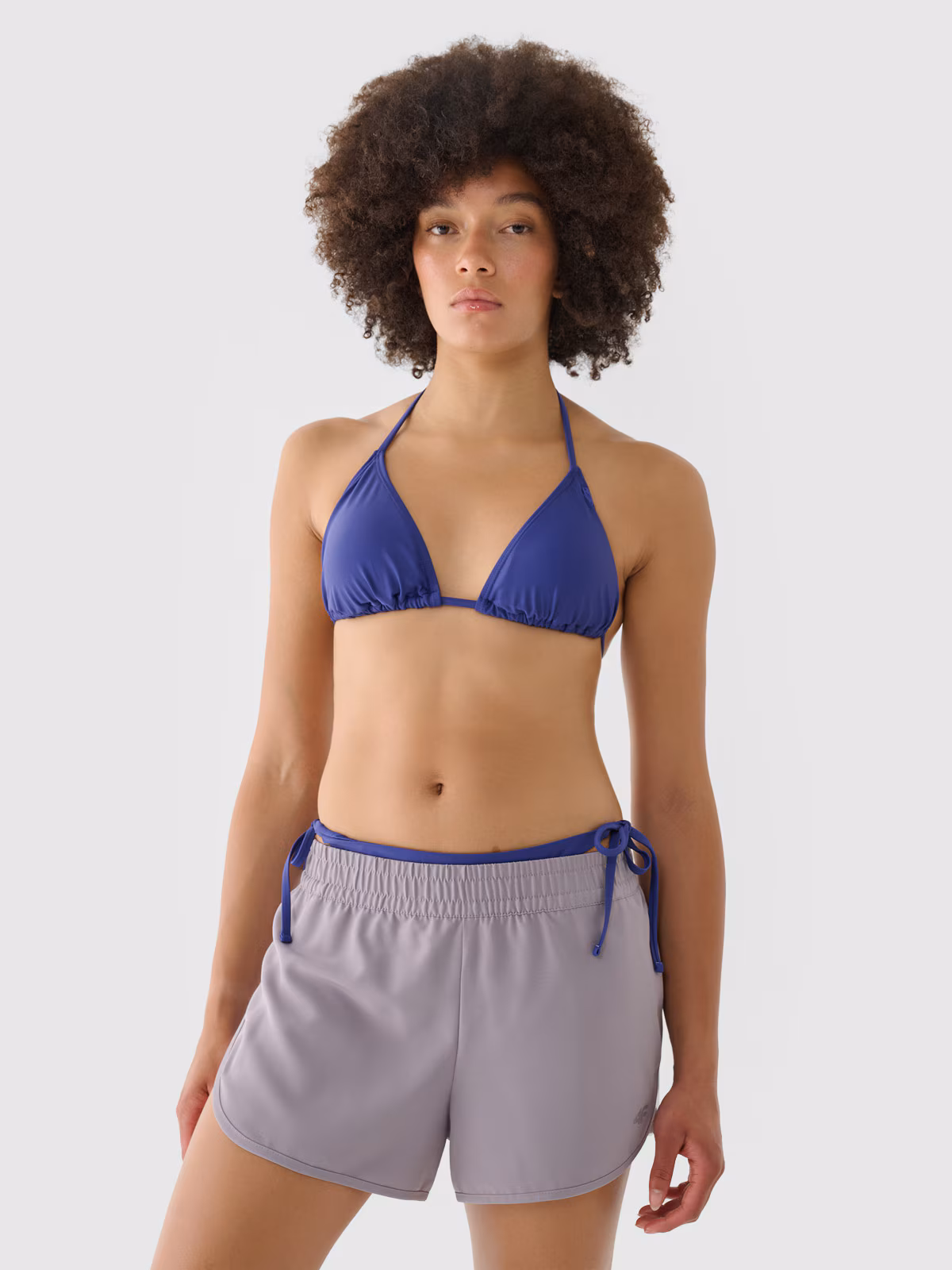 Spodenki plażowe damskie - fioletowe