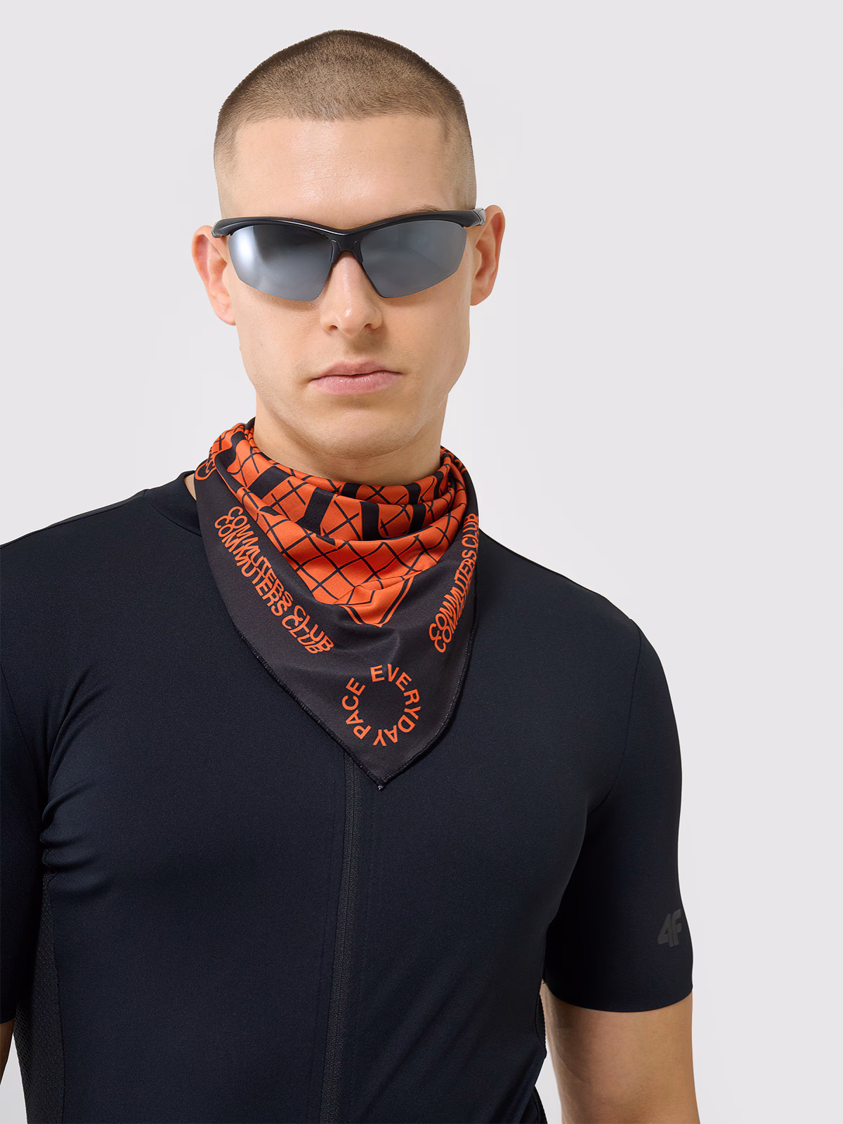 Bandana kolarska uniseks - czarna