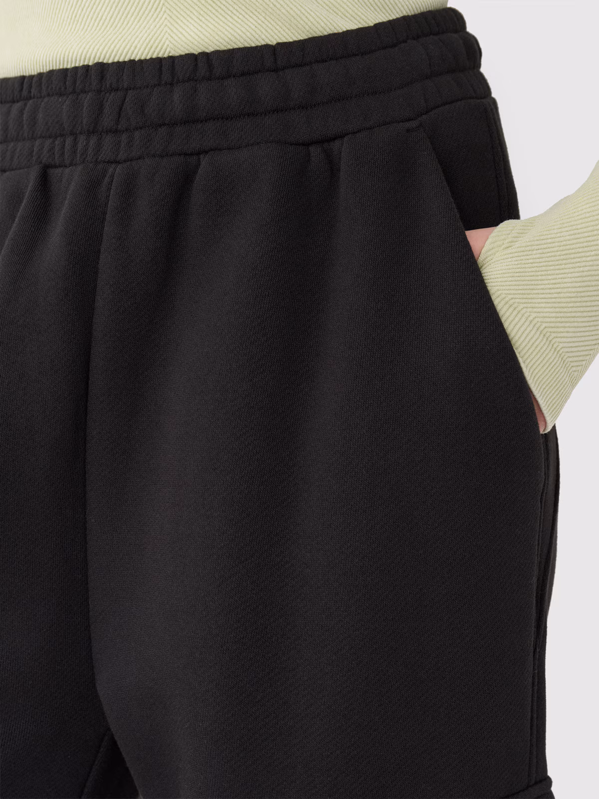 Spodnie dresowe joggery damskie - czarne