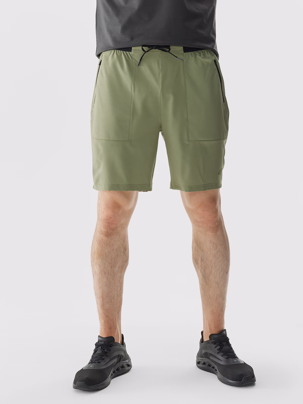 Spodenki treningowe regular szybkoschnące męskie - szare