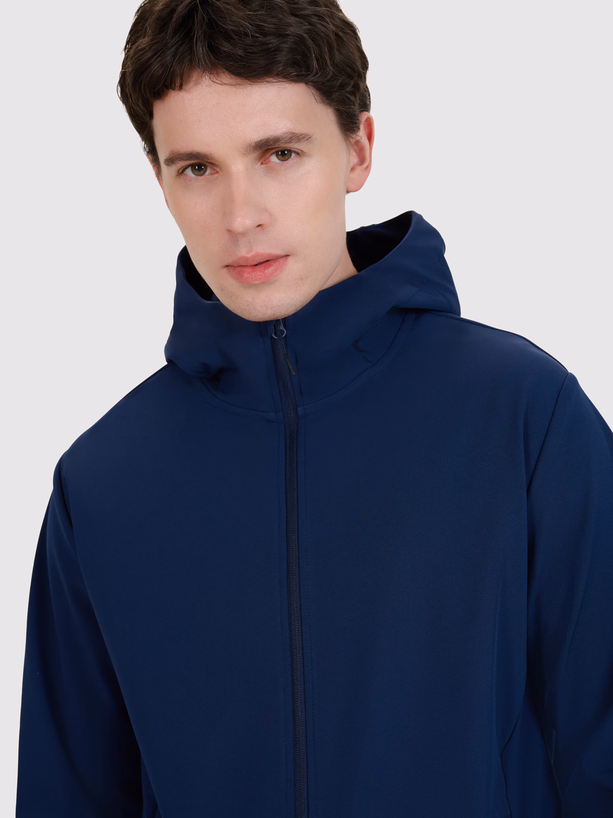 Kurtka softshell wiatroodporna membrana 5000 męska - czarna