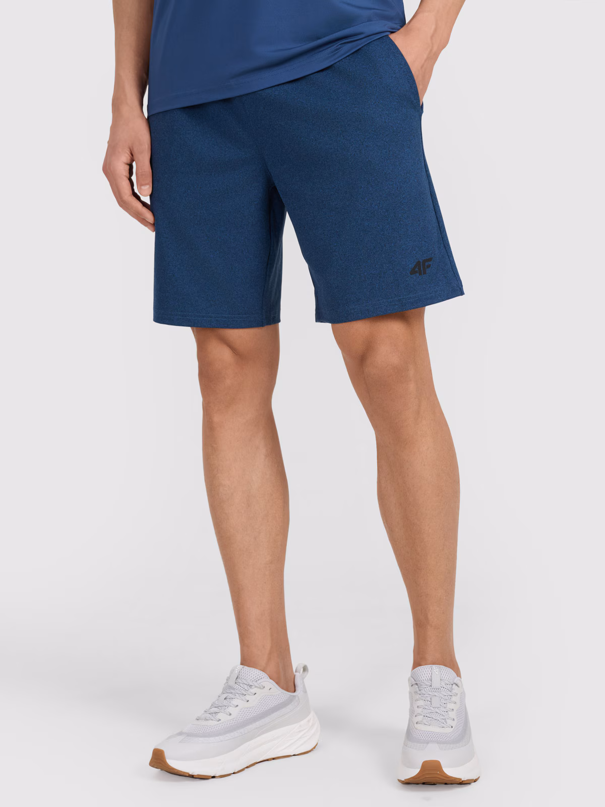 Spodenki treningowe szybkoschnące męskie - granatowe