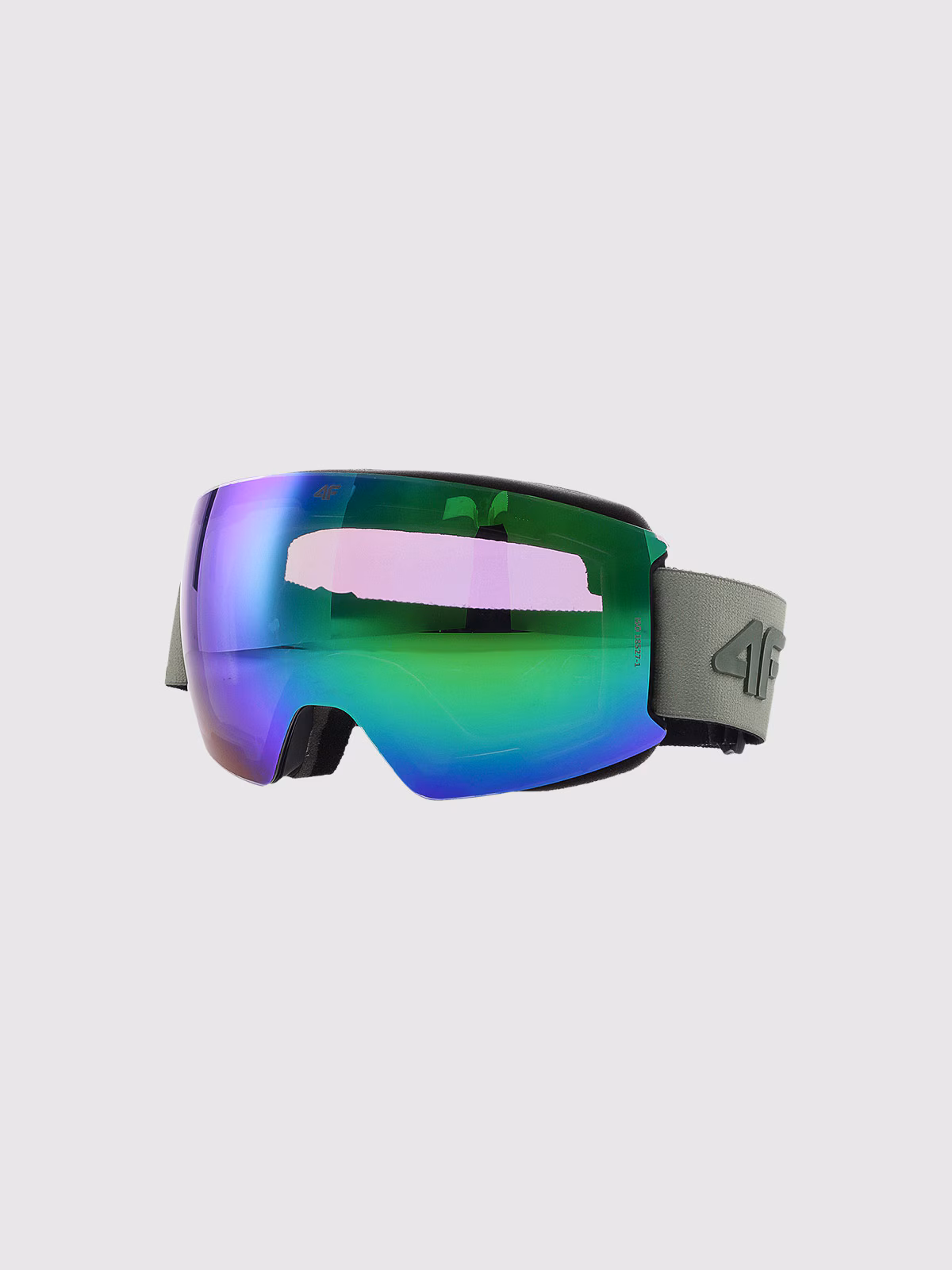 Gogle narciarskie z multibarwną powłoką uniseks - fioletowe