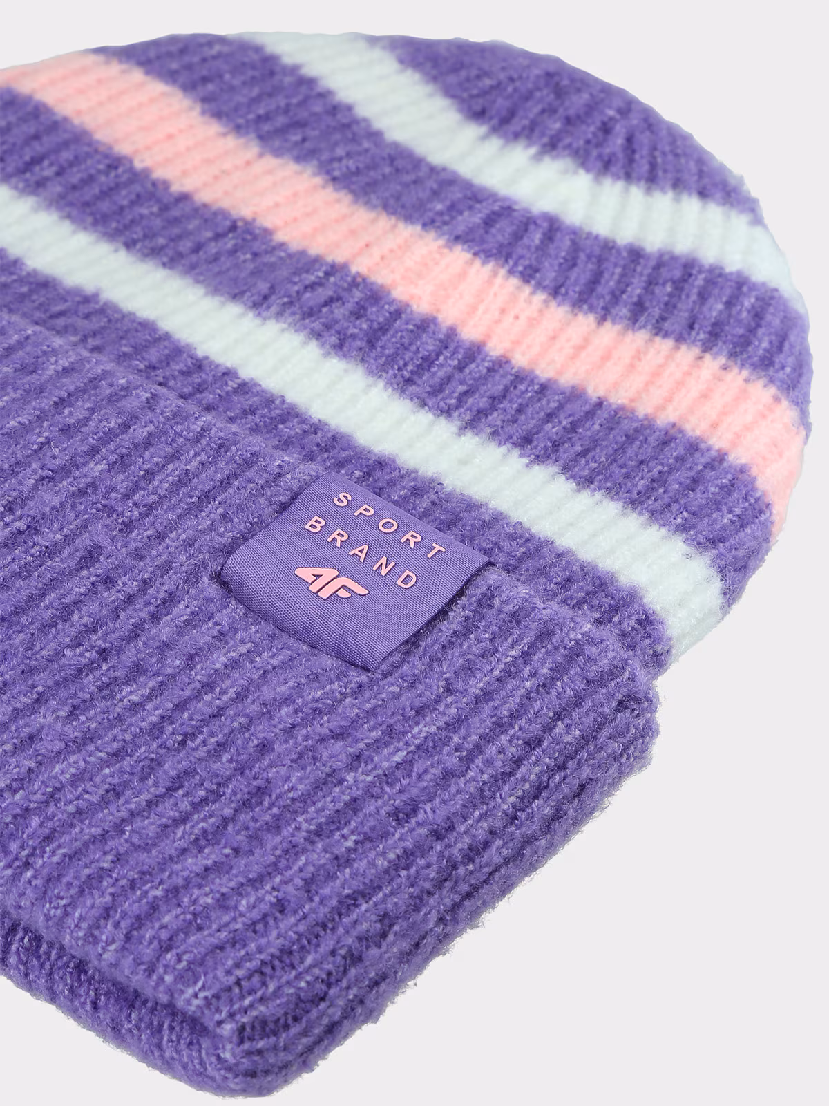 Czapka zimowa dziewczęca - różowa