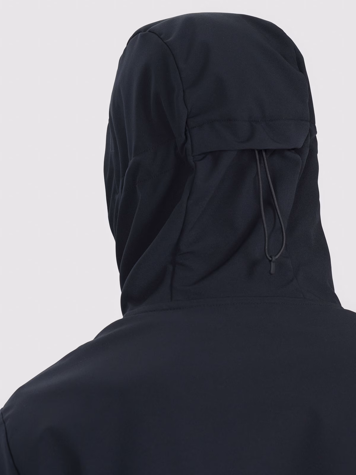 Kurtka softshell wiatroodporna membrana 5000 męska - czarna