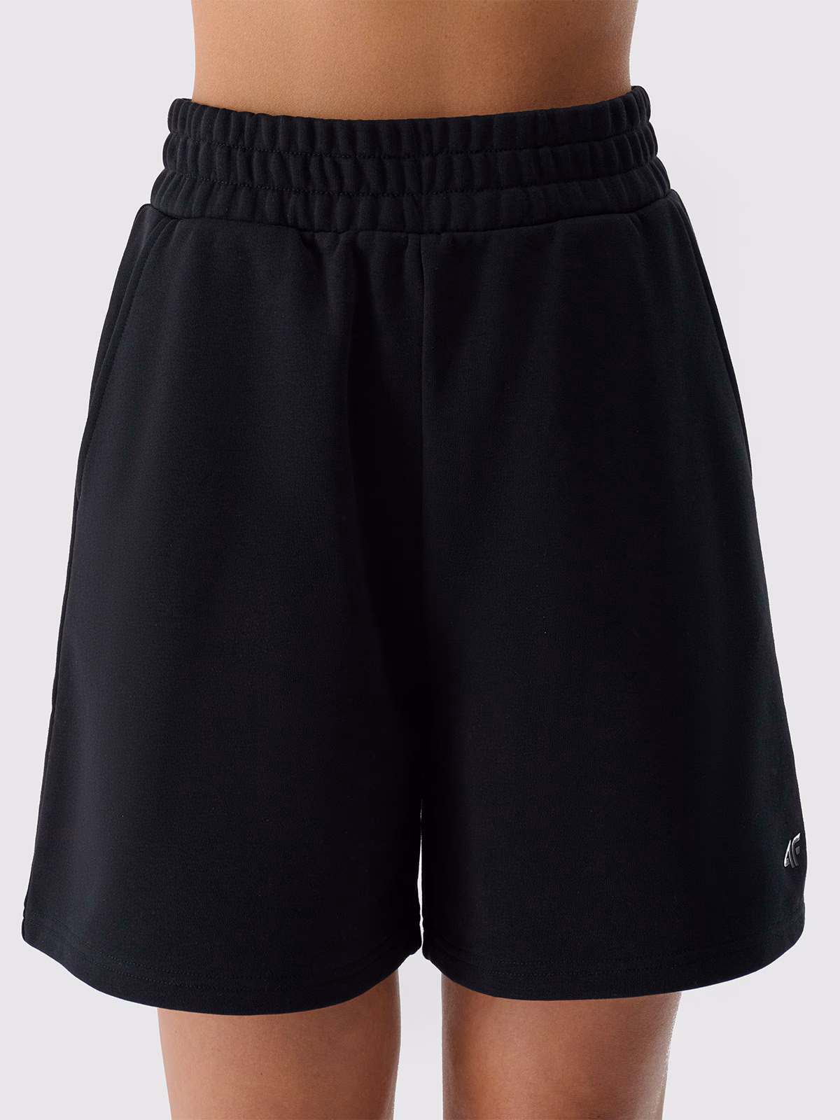 Spodenki dresowe damskie - fioletowe