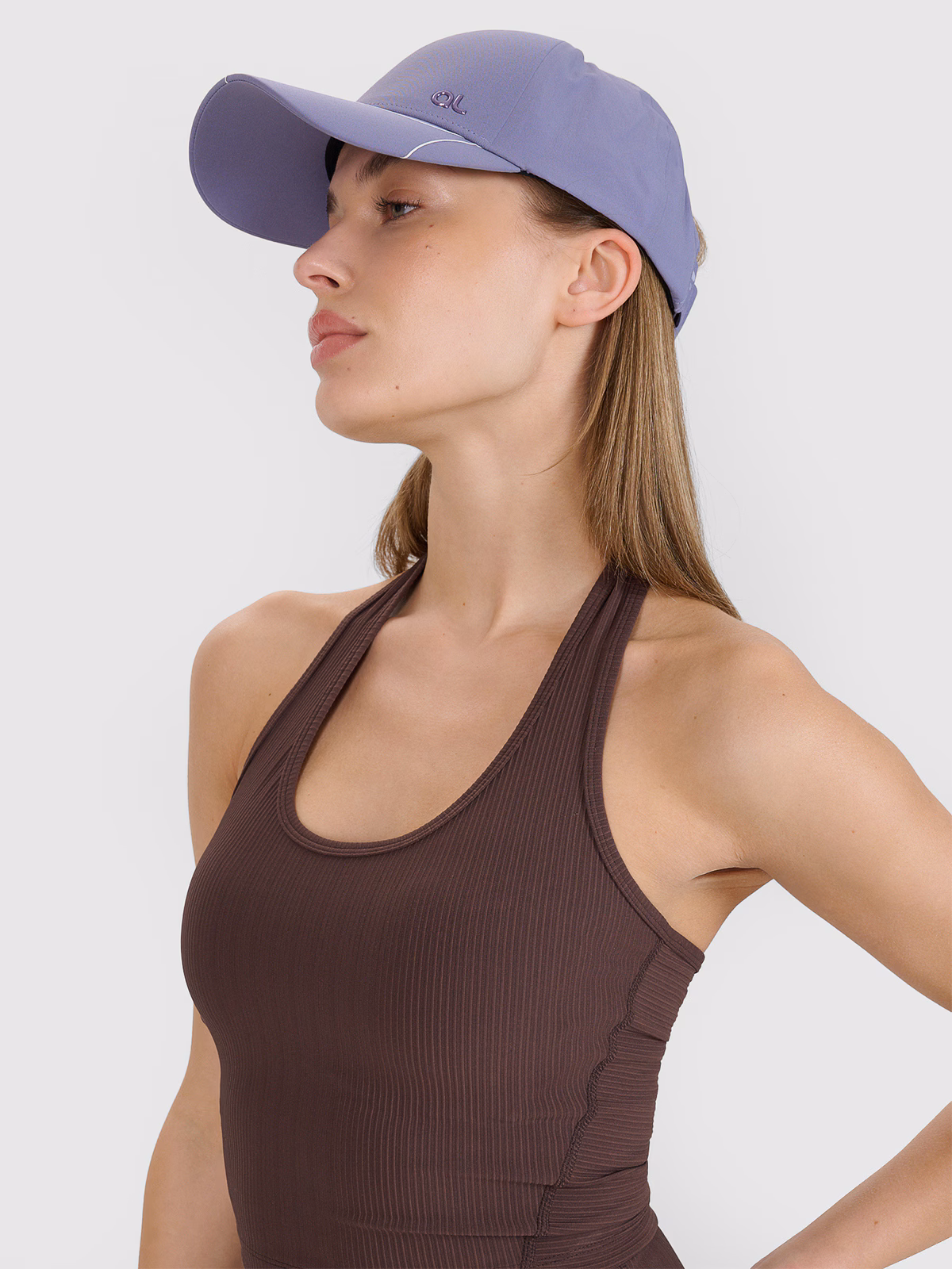 Czapka z daszkiem damska 4F x Anna Lewandowska - fioletowa