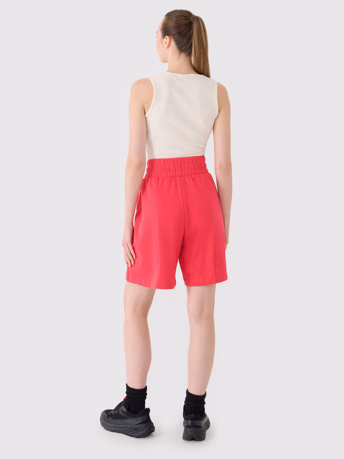 Spodenki dresowe damskie - czarne