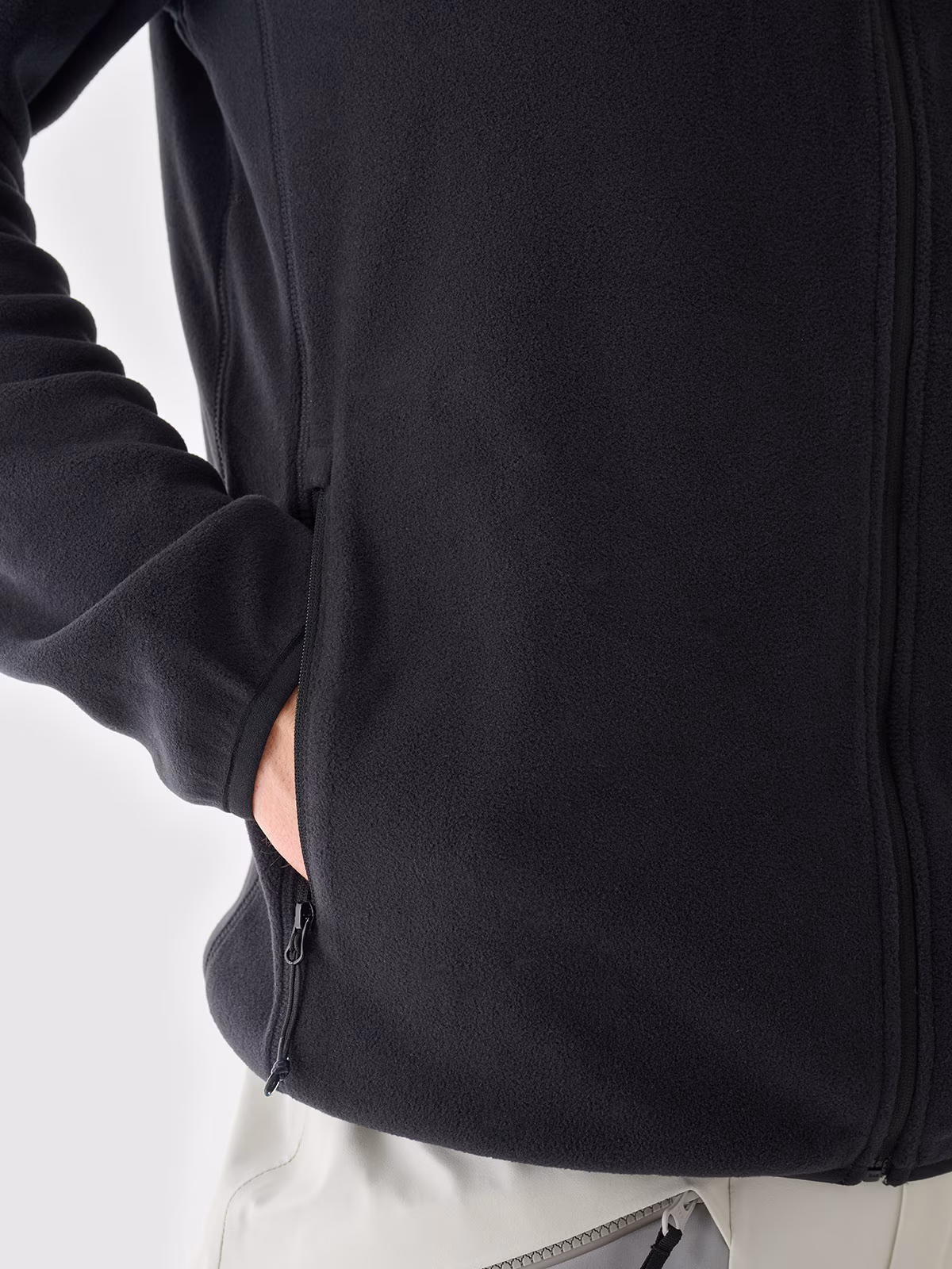 Polar ze stójką regular męski - czarny