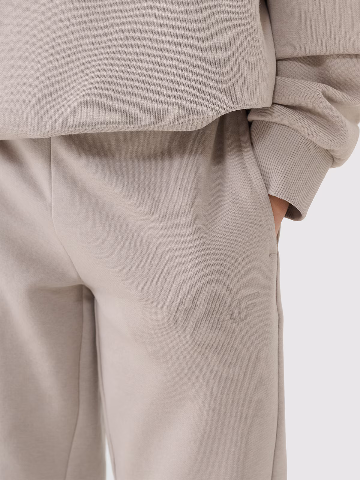 Komplet dresowy dziecięcy - beżowy