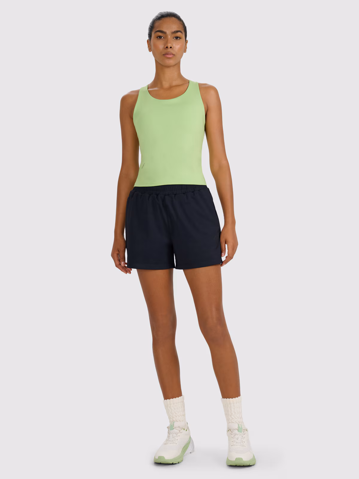 Top treningowy szybkoschnący damski - zielony