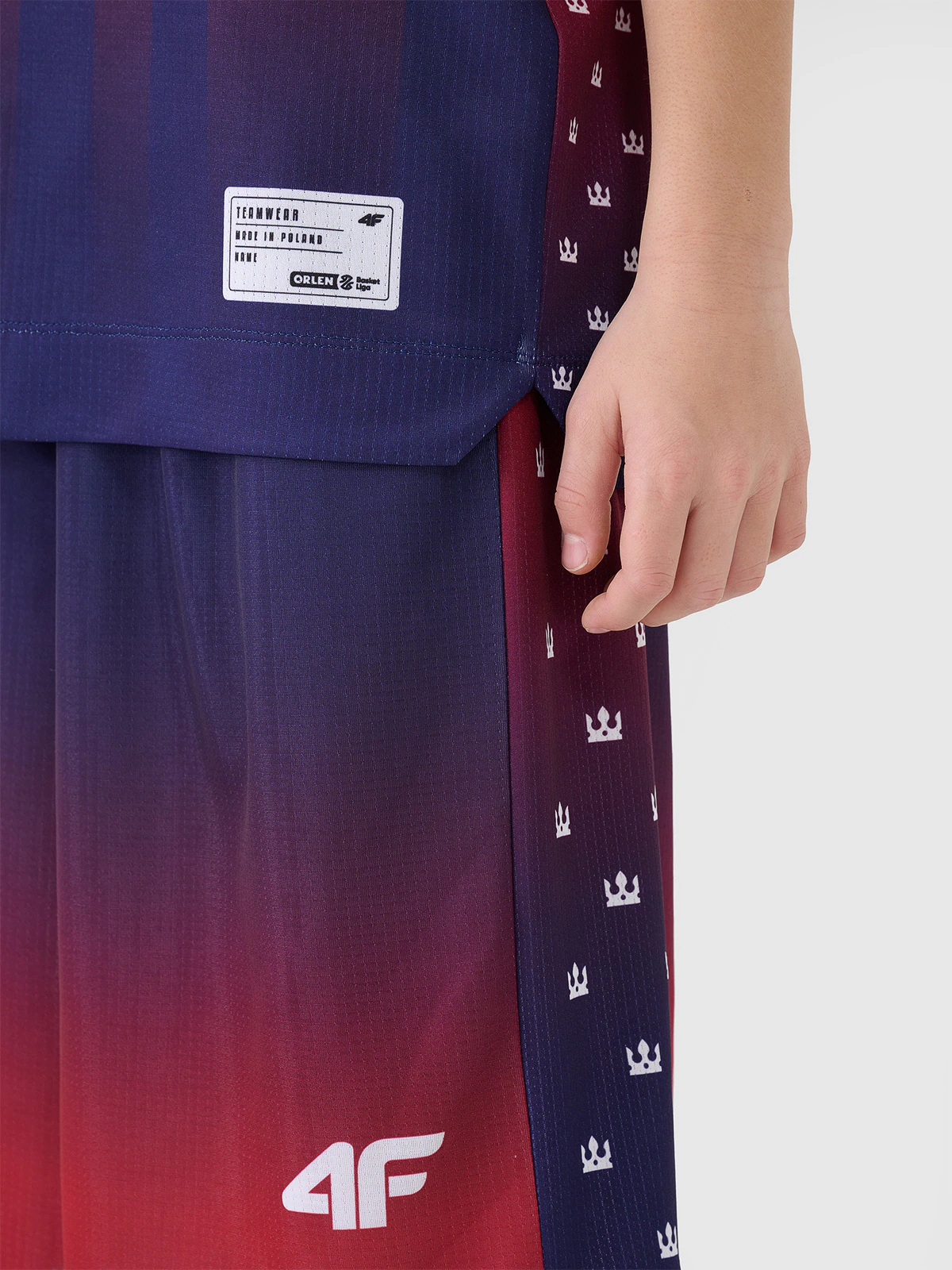 Koszulka meczowa replika wyjazdowa z sezonu 2024/25 dziecięca 4F x PLK - KING Szczecin - multikolor