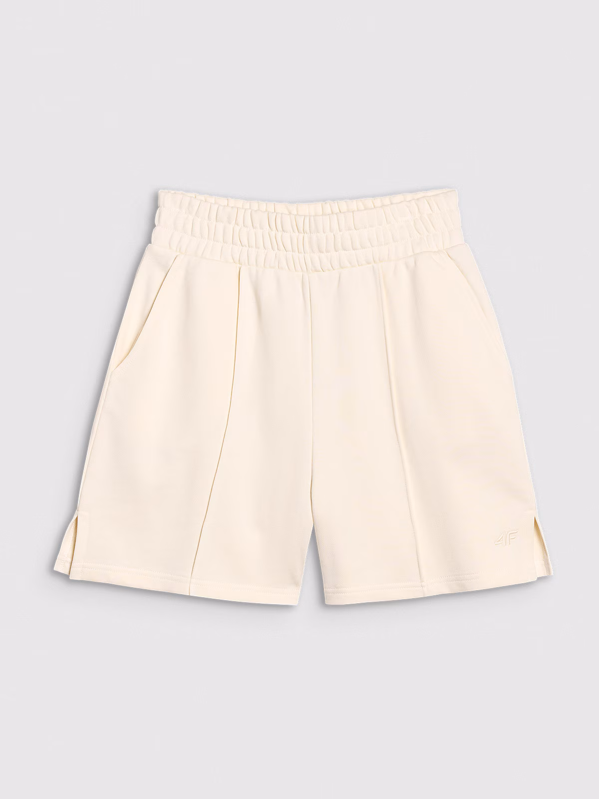 Spodenki dresowe damskie - beżowe