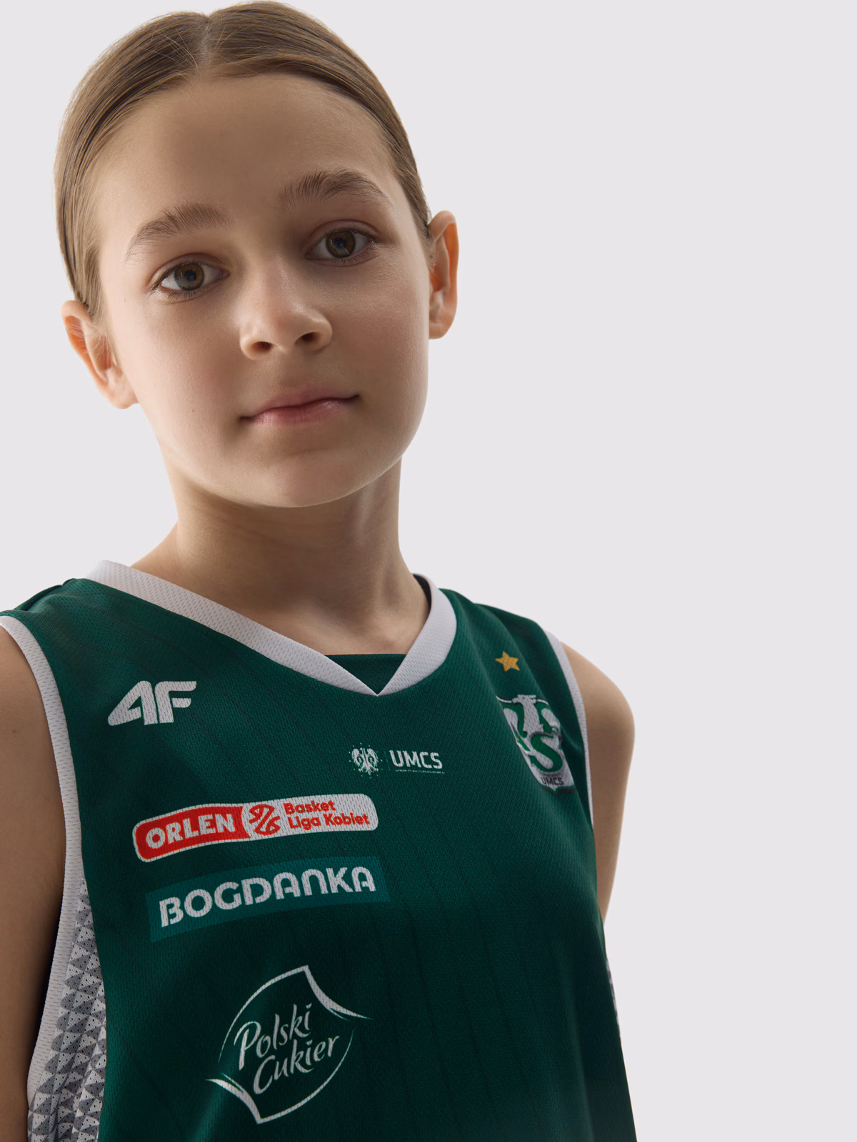 Tank top replika domowy z sezonu 2023/24 dziecięcy 4F x AZS UMCS Lublin - multikolor