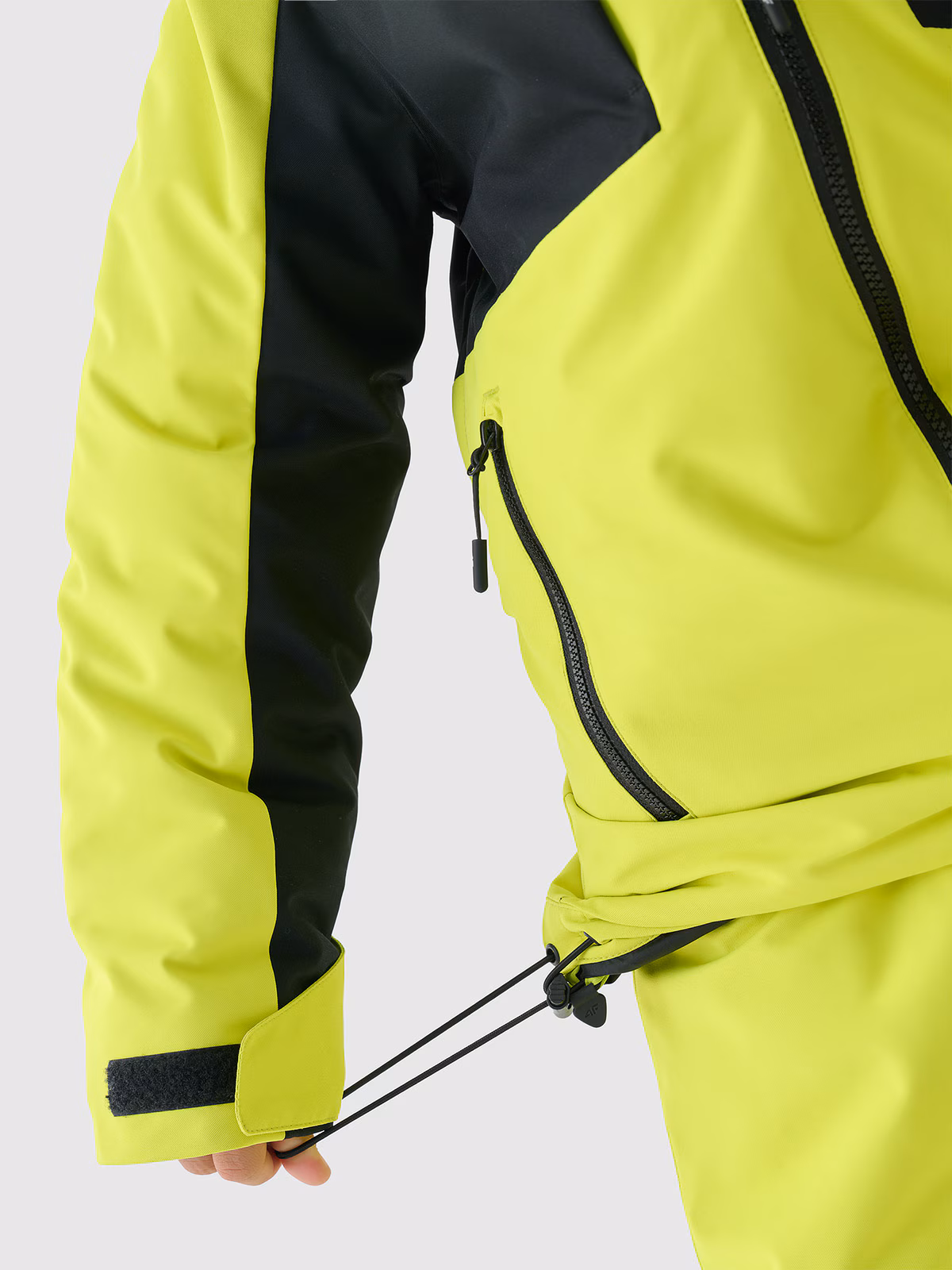 Kurtka narciarska membrana 8000 chłopięca - czarna