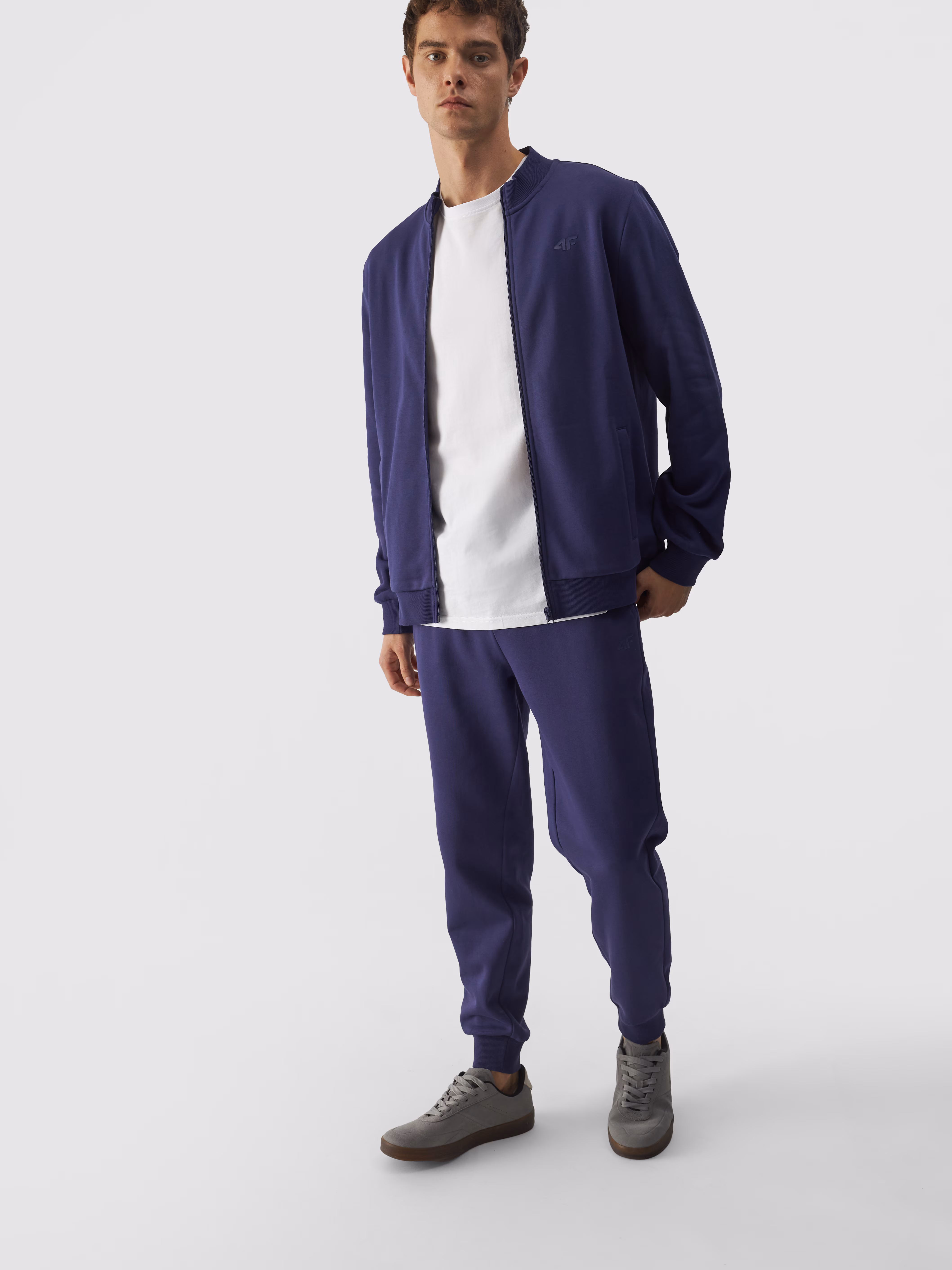 Bluza bejsbolówka bomberka męska - granatowa